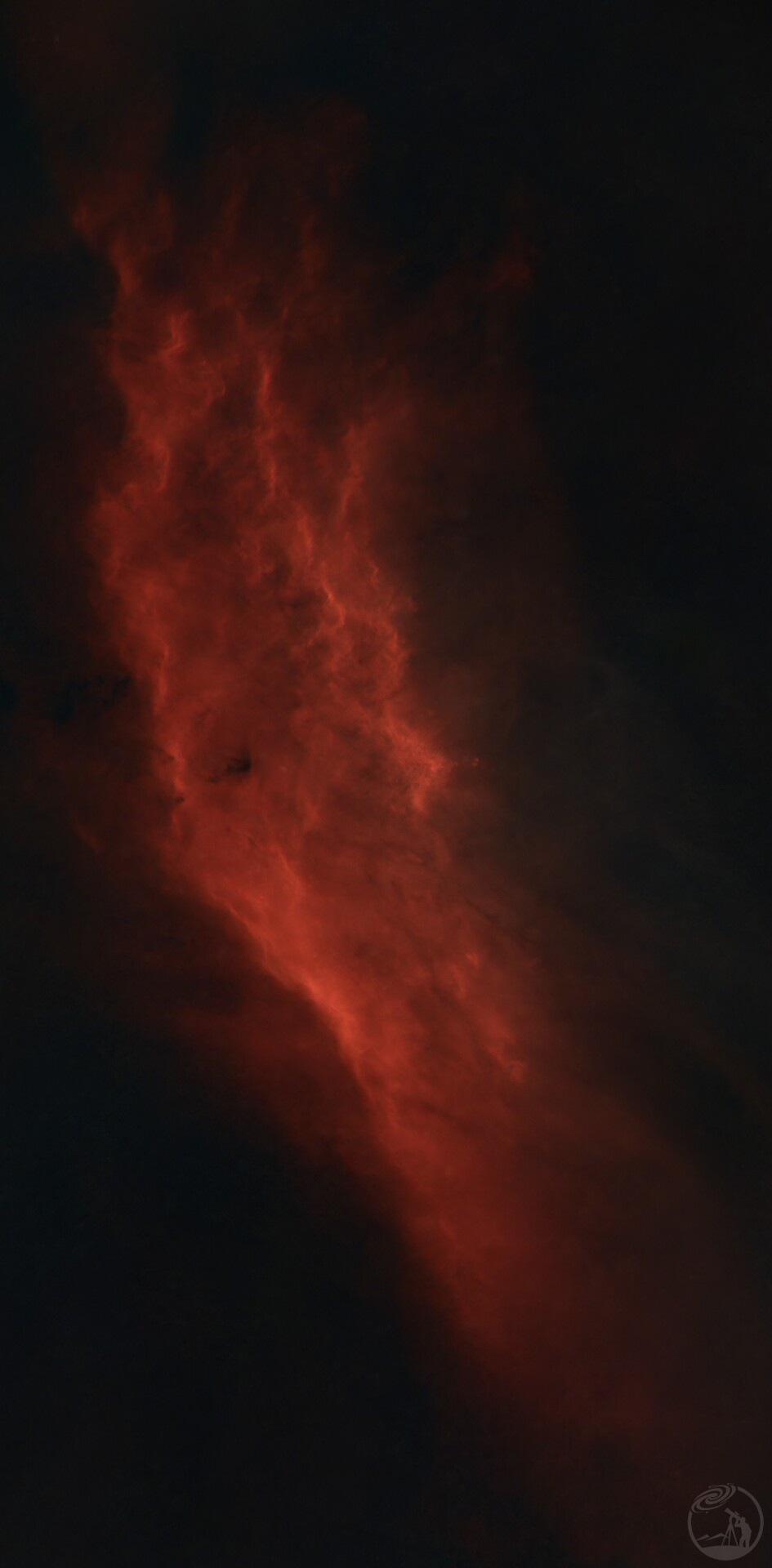 加州星云｜红色瀑布