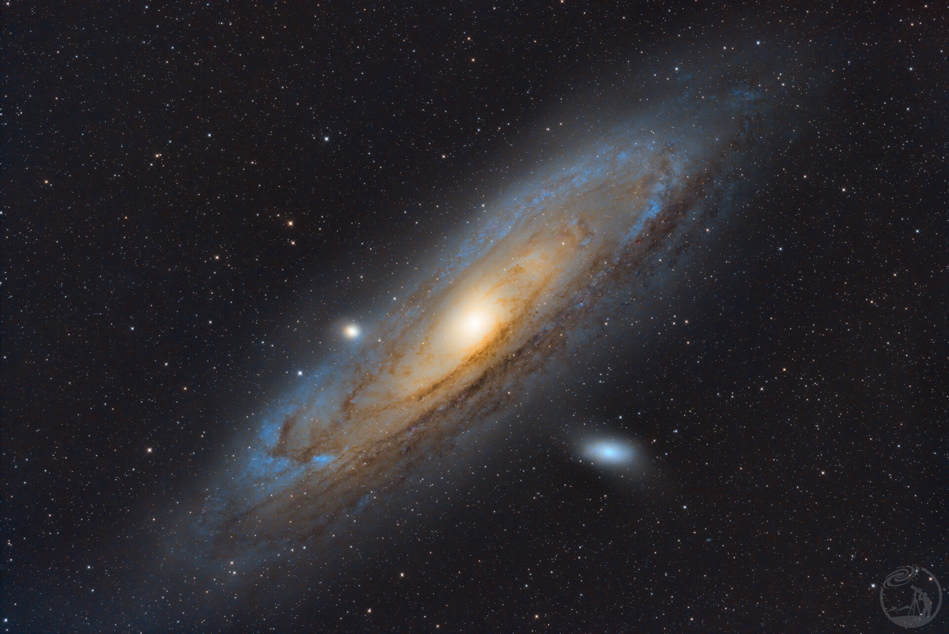 130mm的瞳孔与银河初遇：M31小黄开光