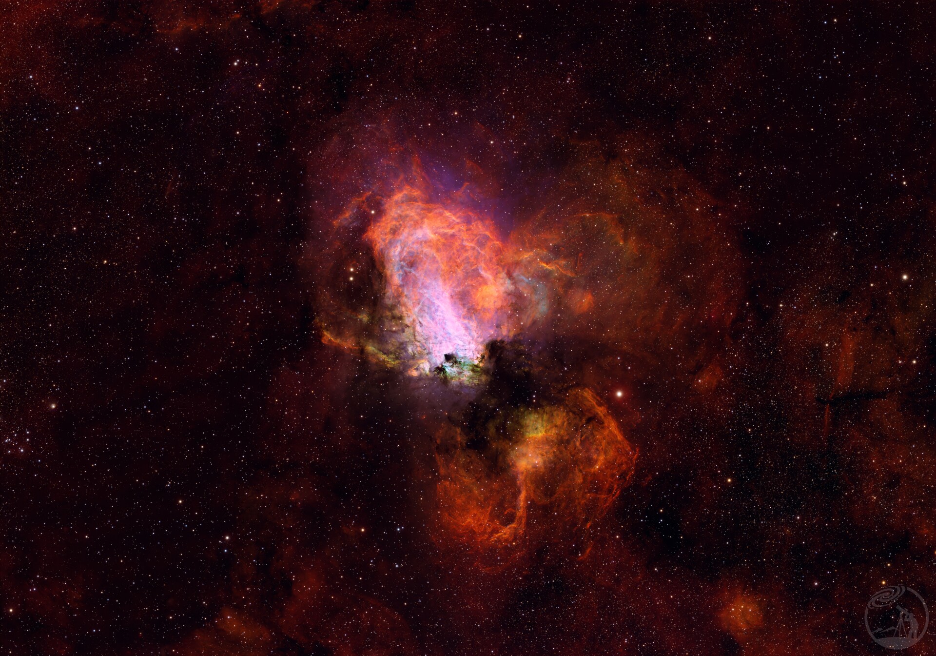 M17 欧米加星云 SHO