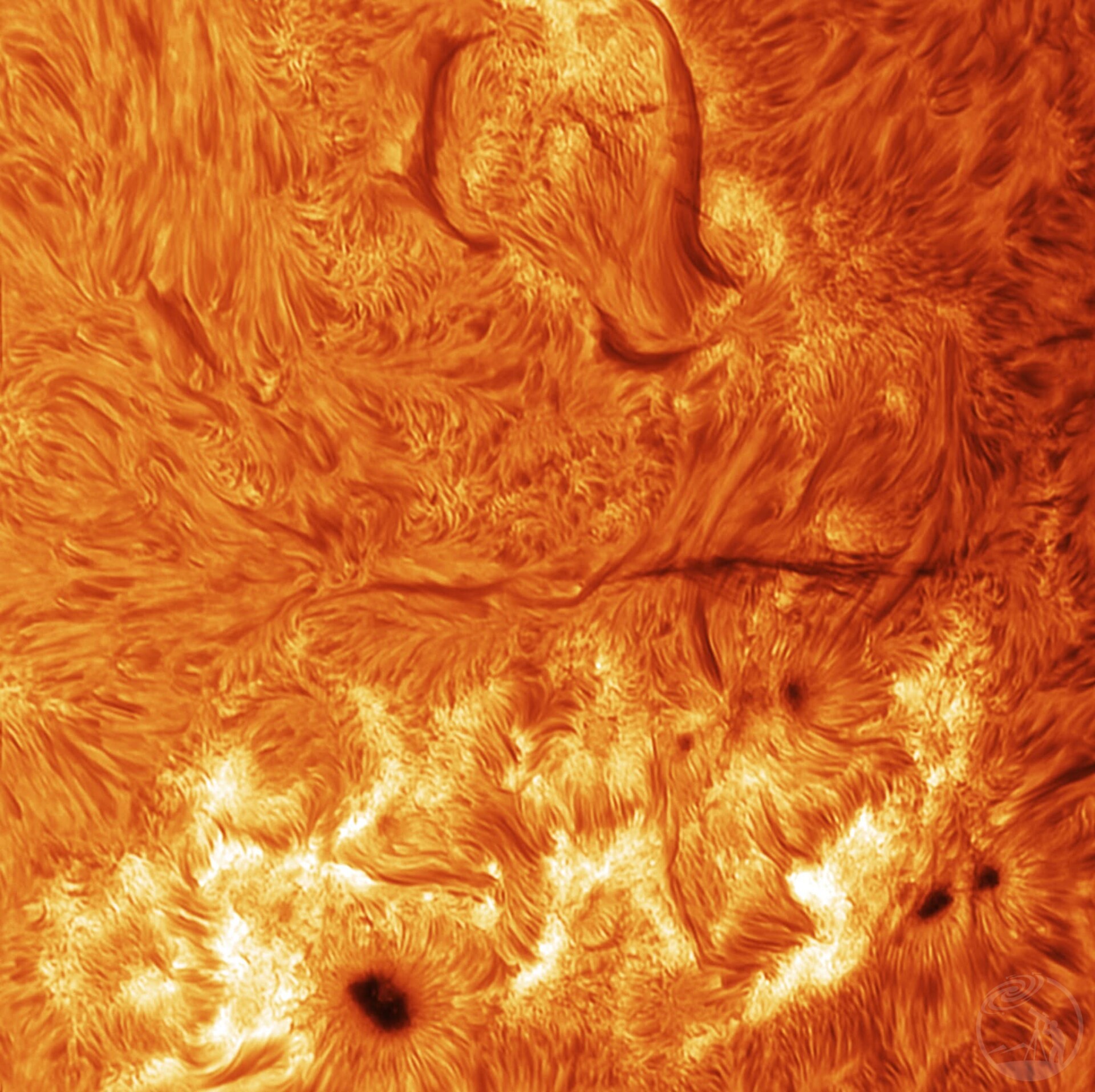 丰富的日面Solar Ha IMX533 10-05
