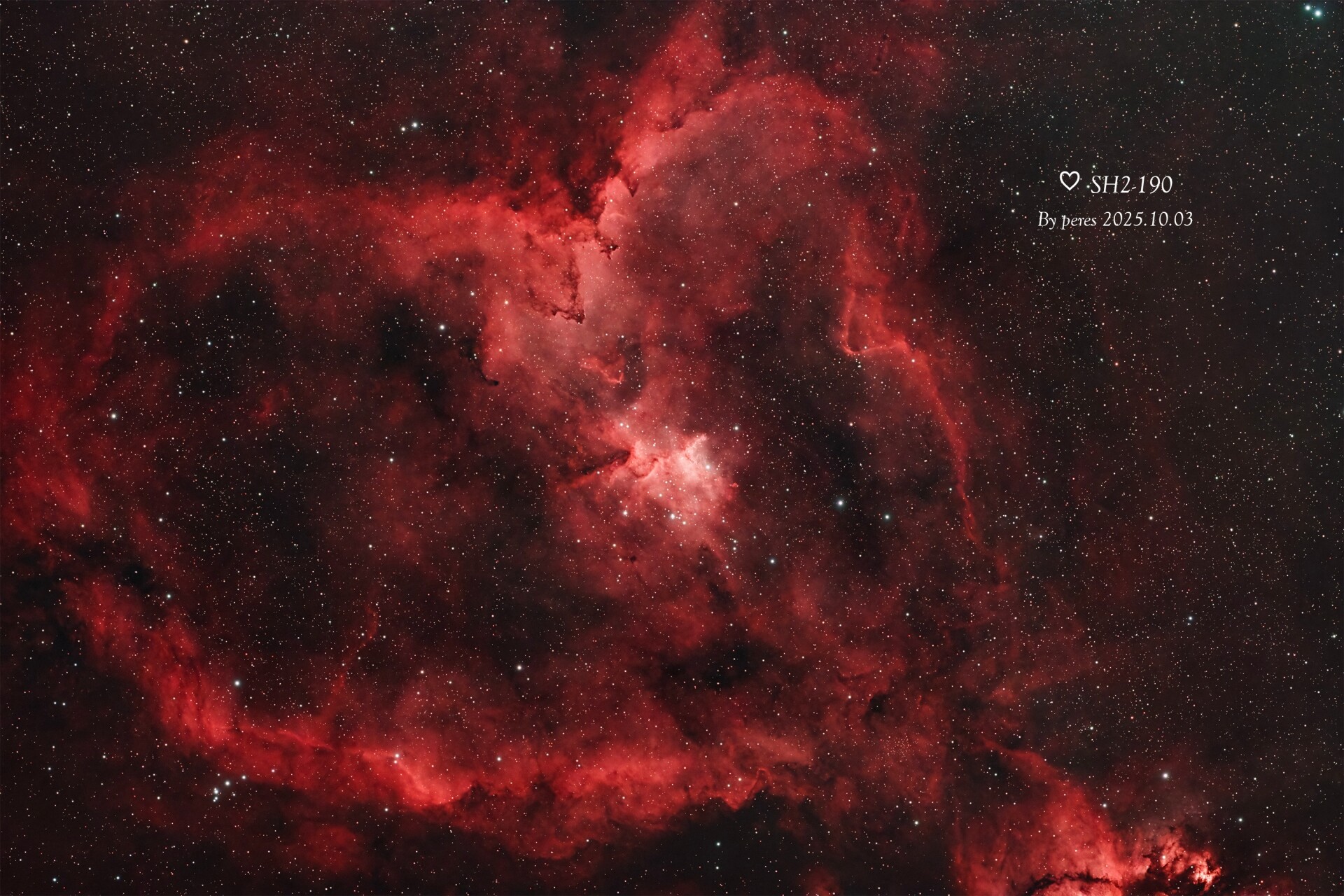 心脏星云 SH2-190