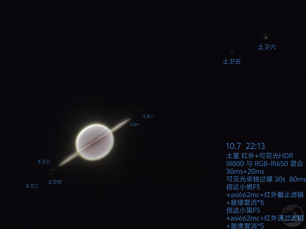 行星摄影  127 小黑 双重奏
