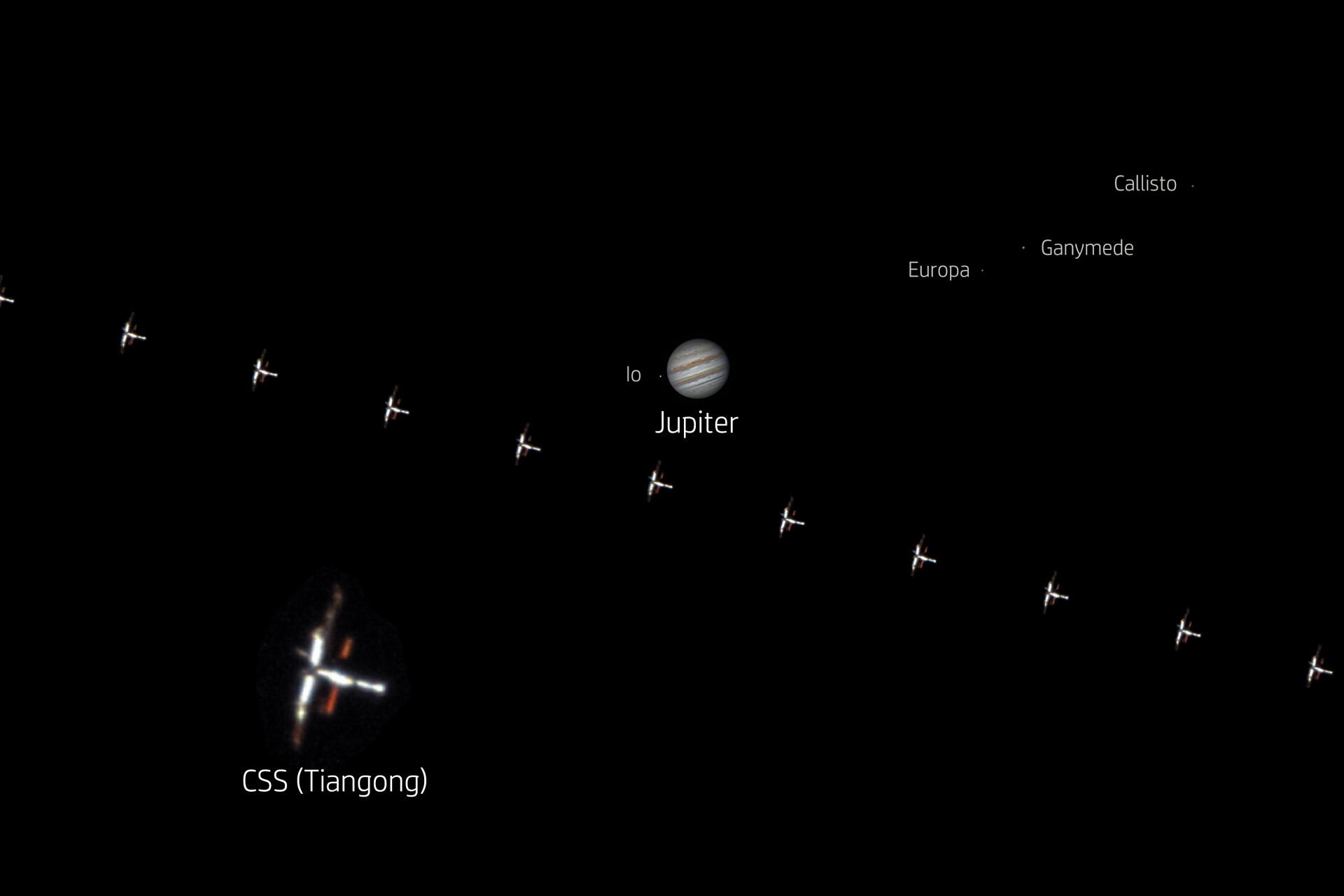 中国空间站凌木星