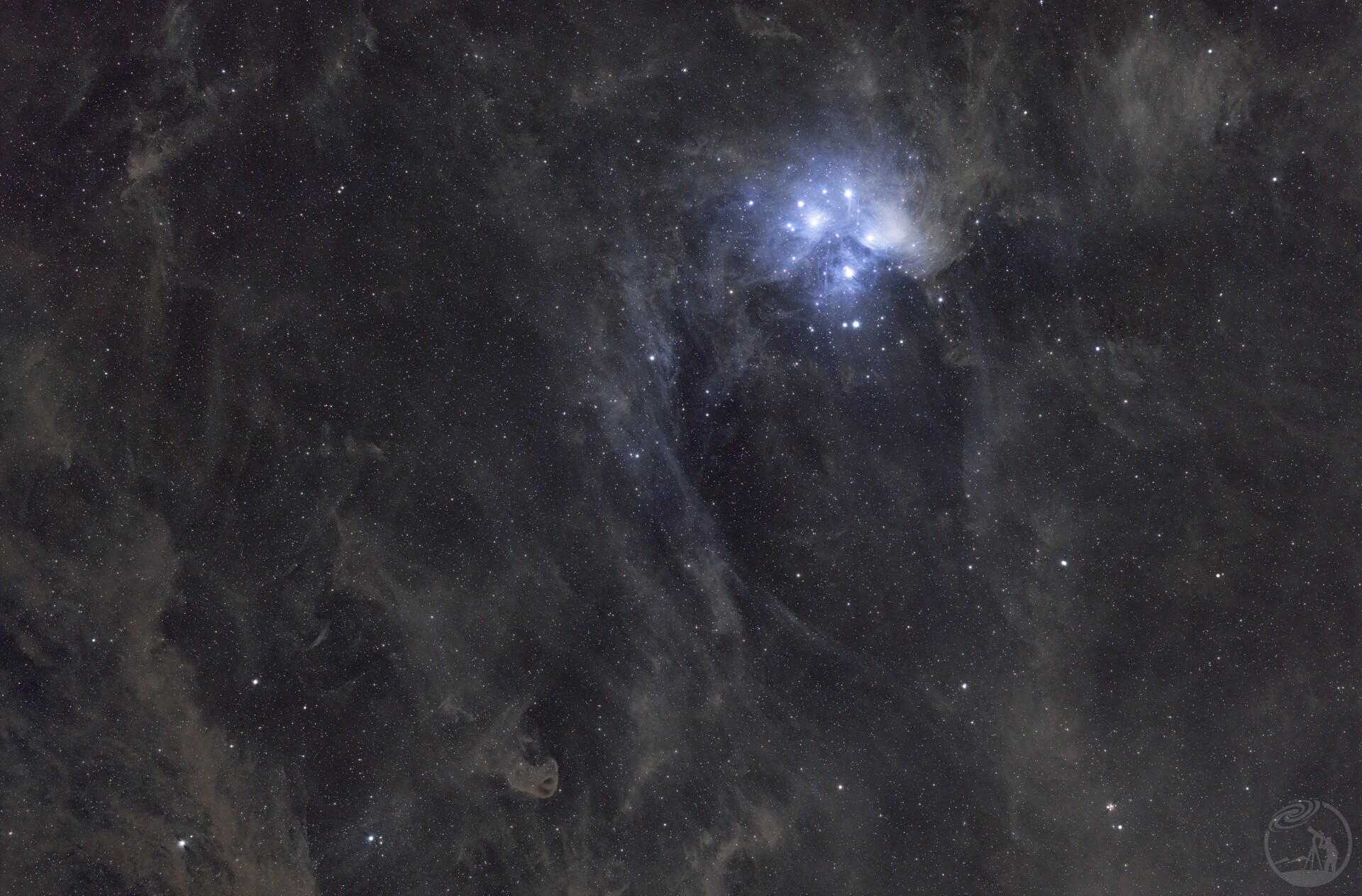 M45 昴星团广域（包含LBN777小鹰星云）