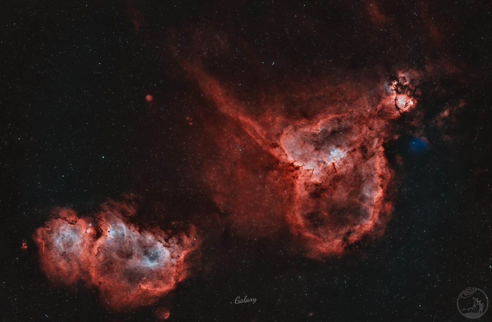 心脏灵魂星云窄带第十次处理