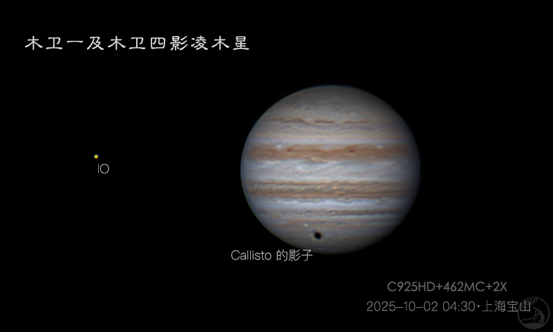 10.2早的木星及卫星