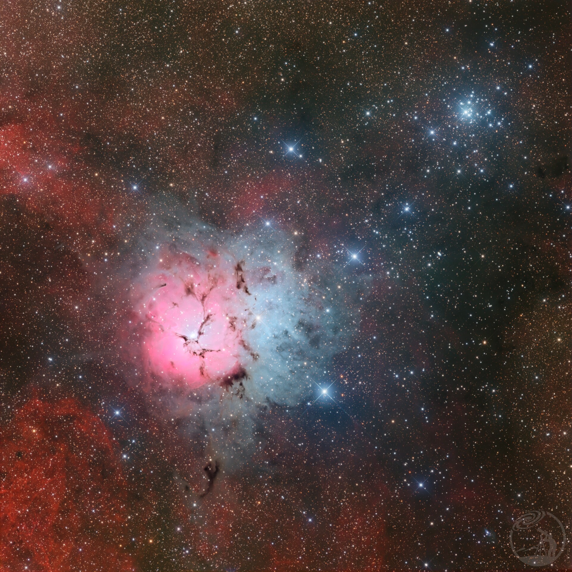 M20 | The blooming flower of Sagittarius