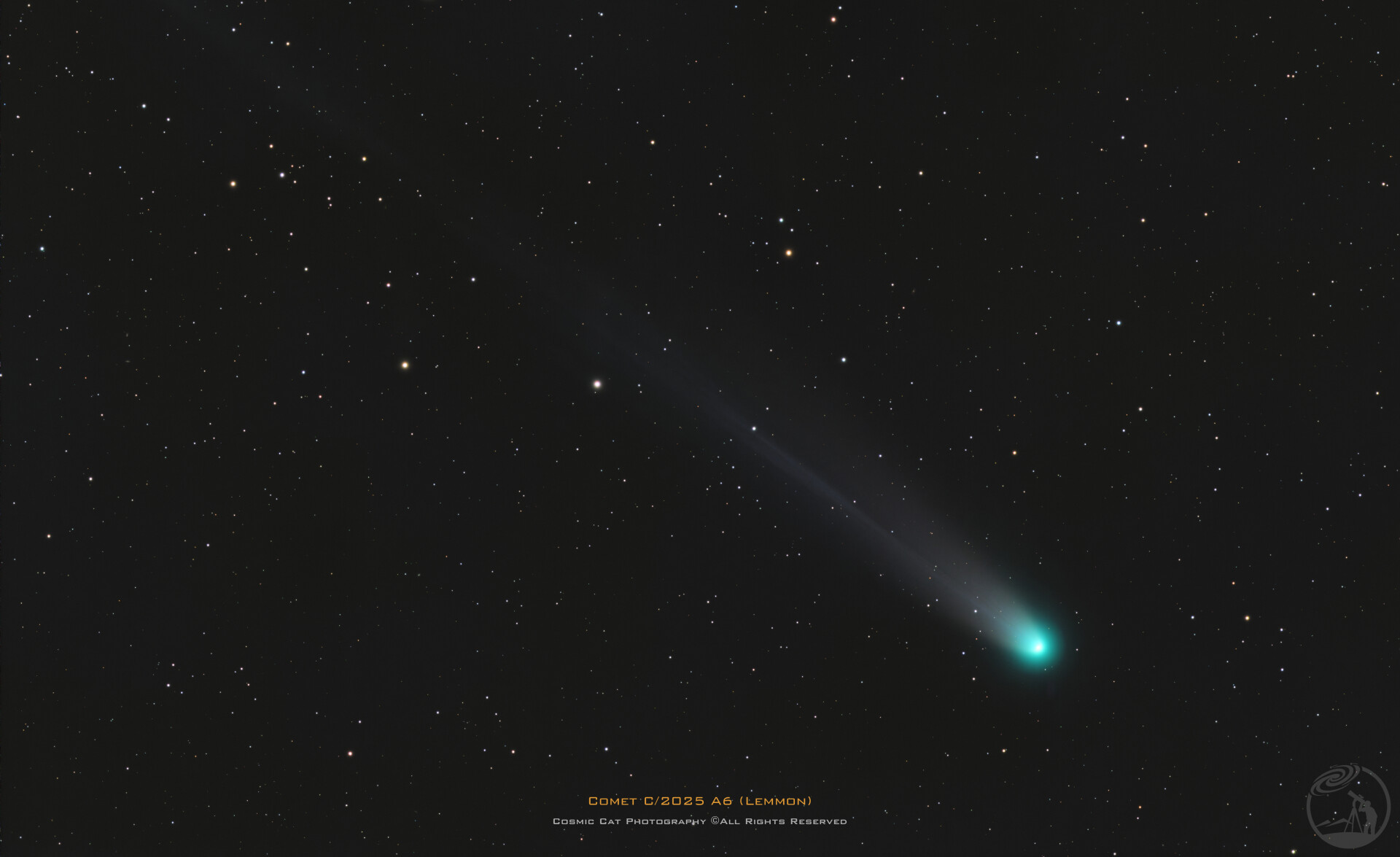 10月12日的 C/2025 A6 (Lemmon)彗星