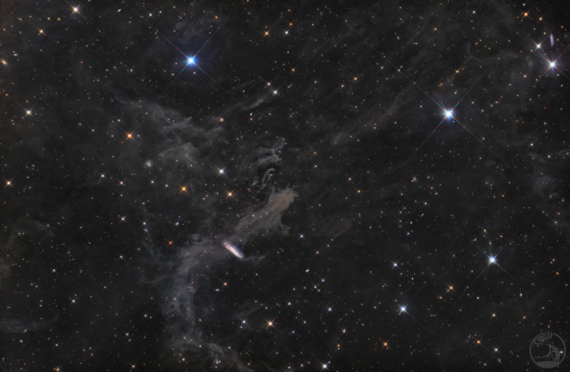 NGC7497 星河浪尖的冲浪板🏄