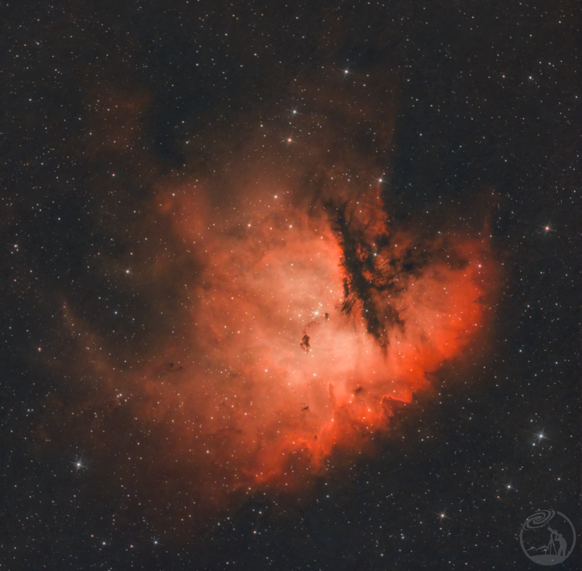 8级光害下的吃豆人