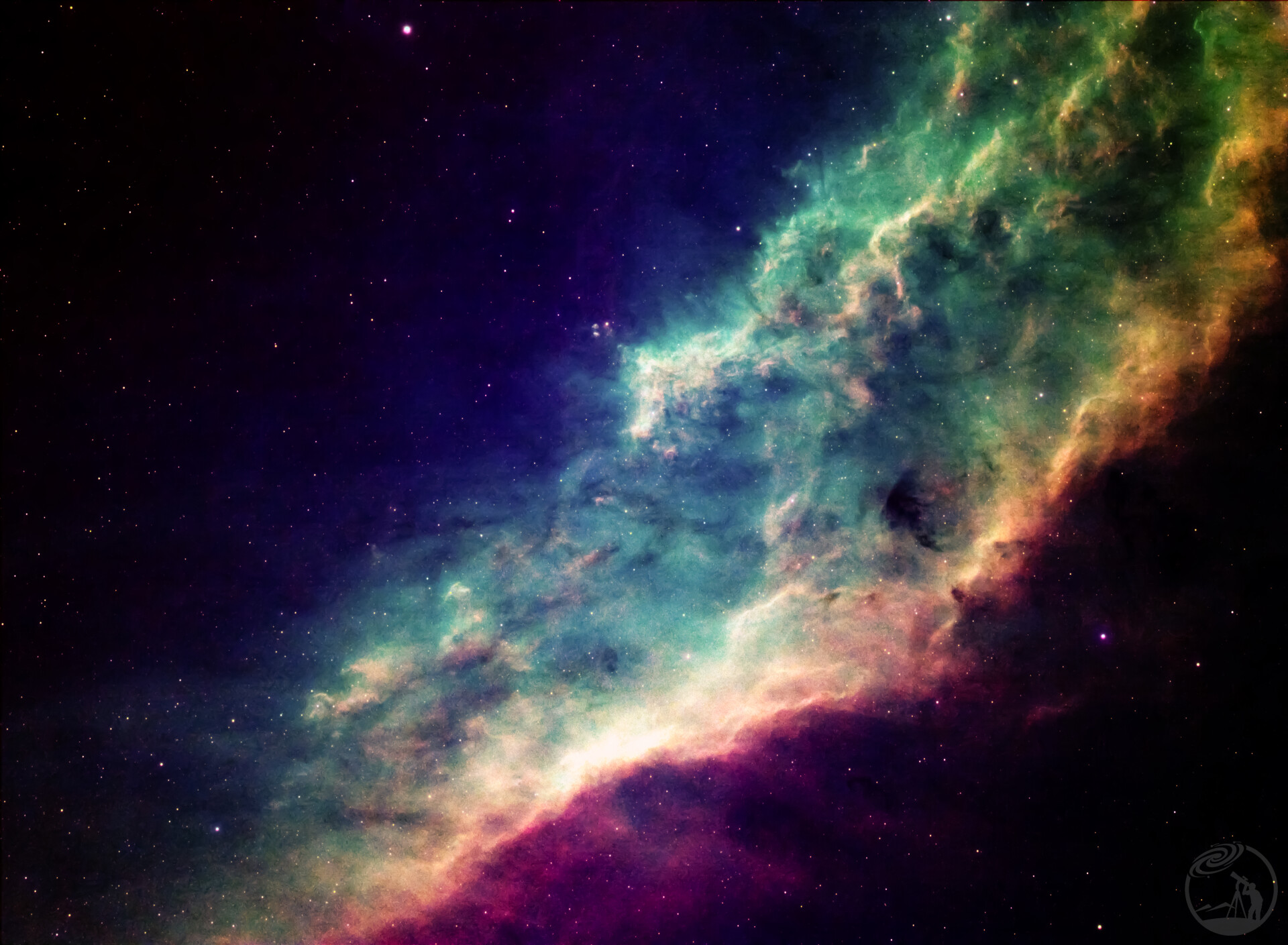 加州星云4窄带 SHOH