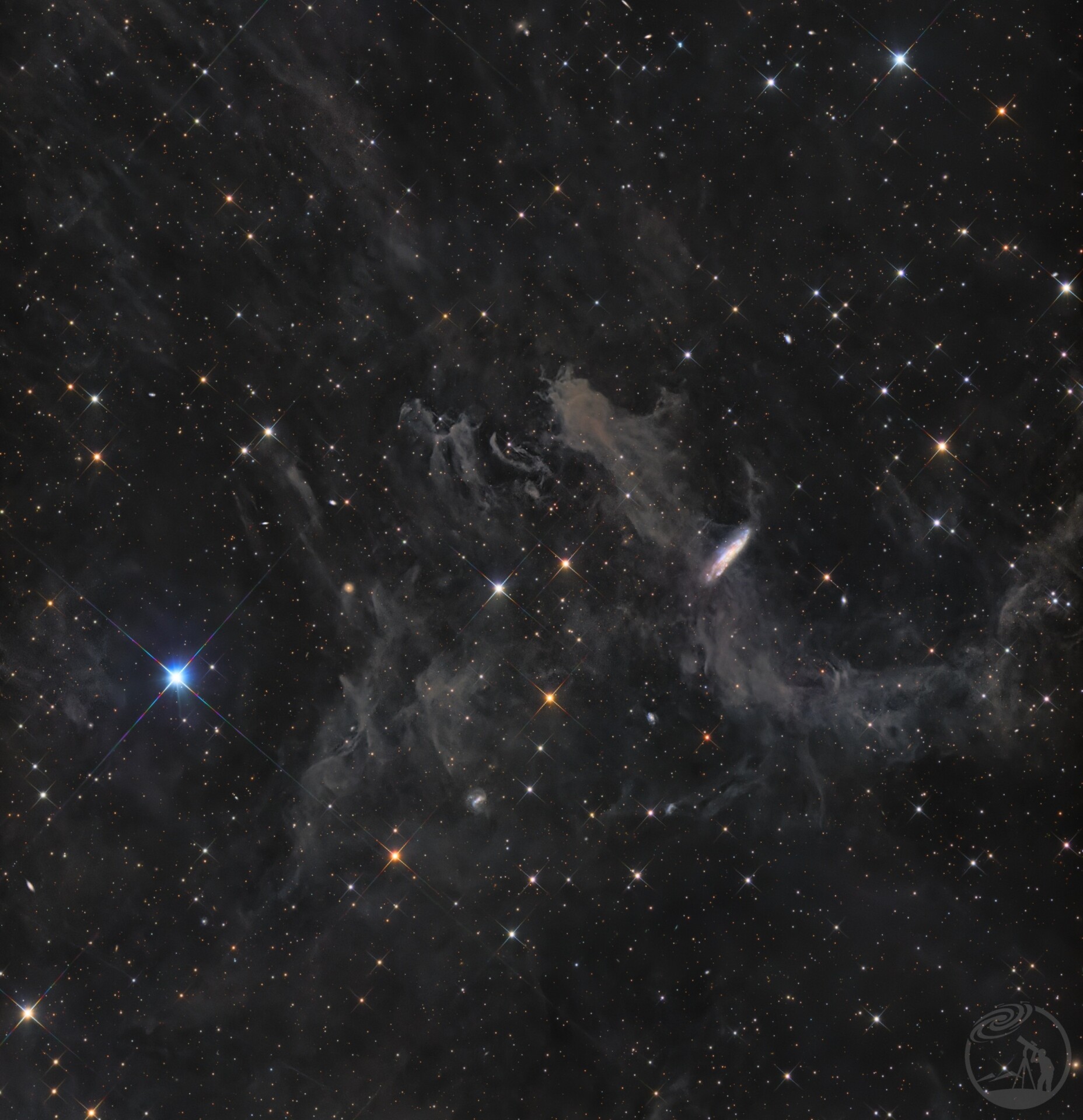 NGC7497 星河浪尖的冲浪板🏄