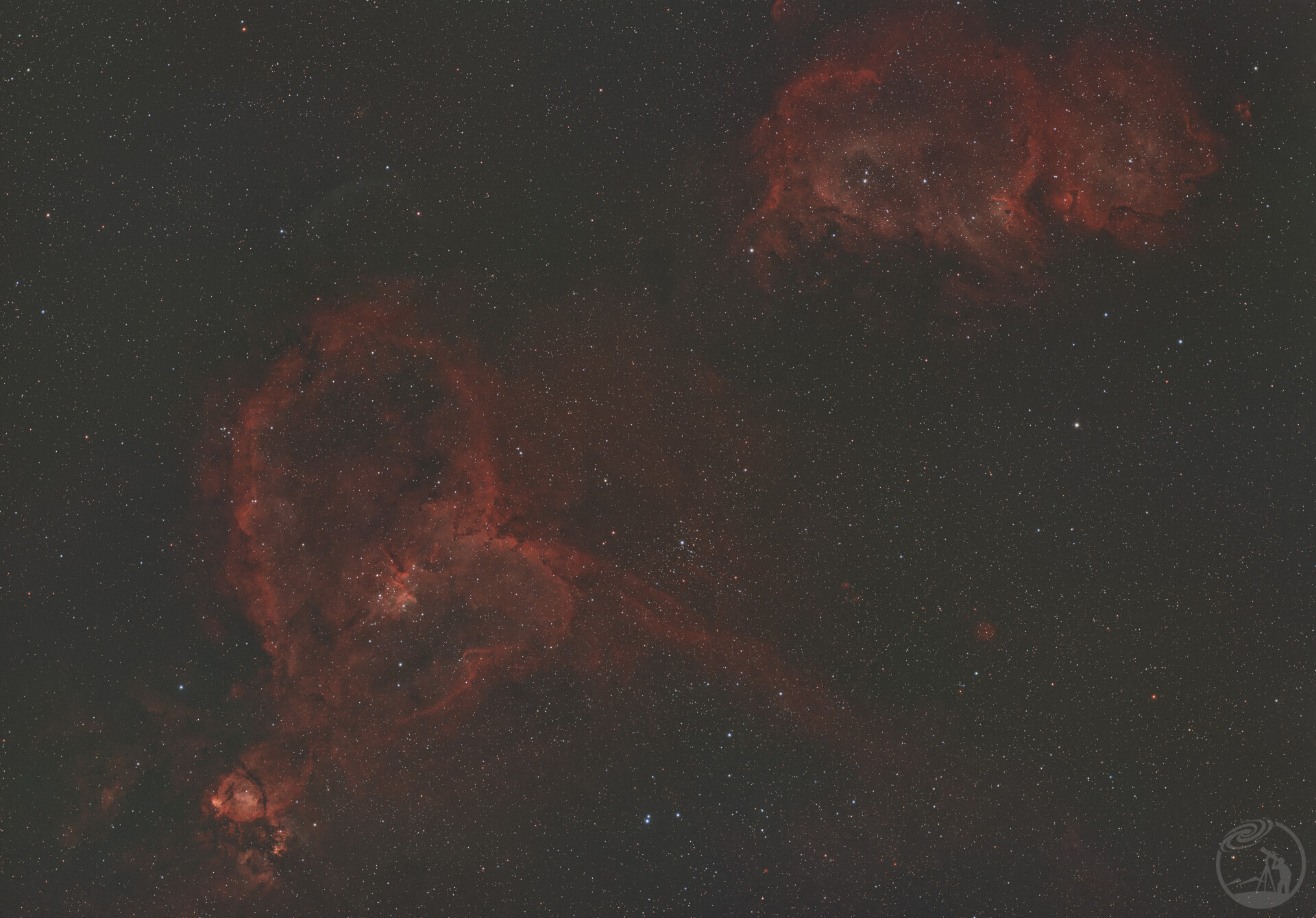 心脏星云和婴儿星云