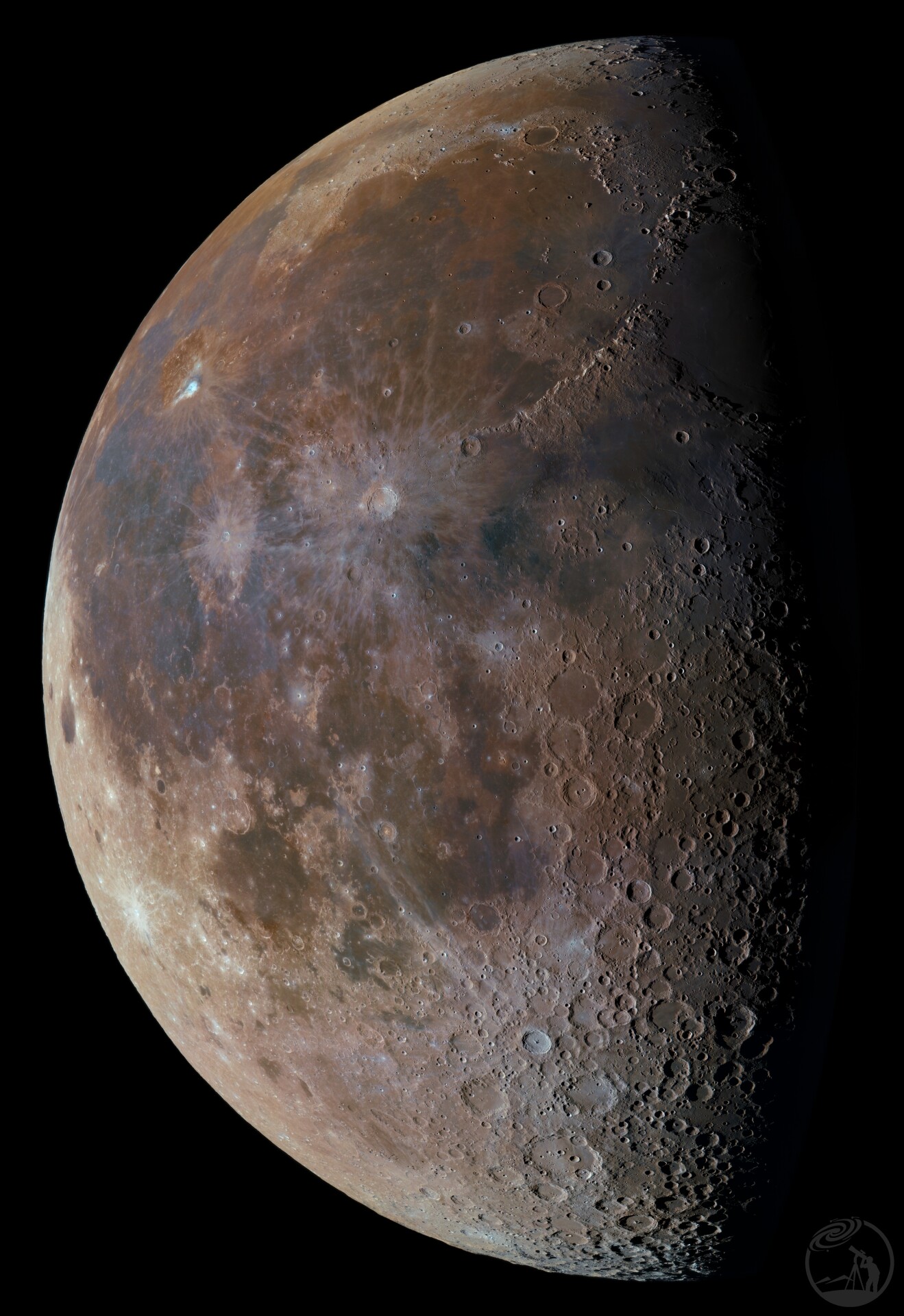 10月13日下弦月超清马赛克