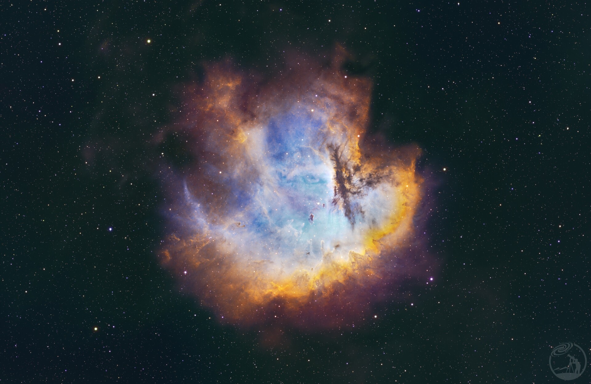 NGC281吃人豆星云