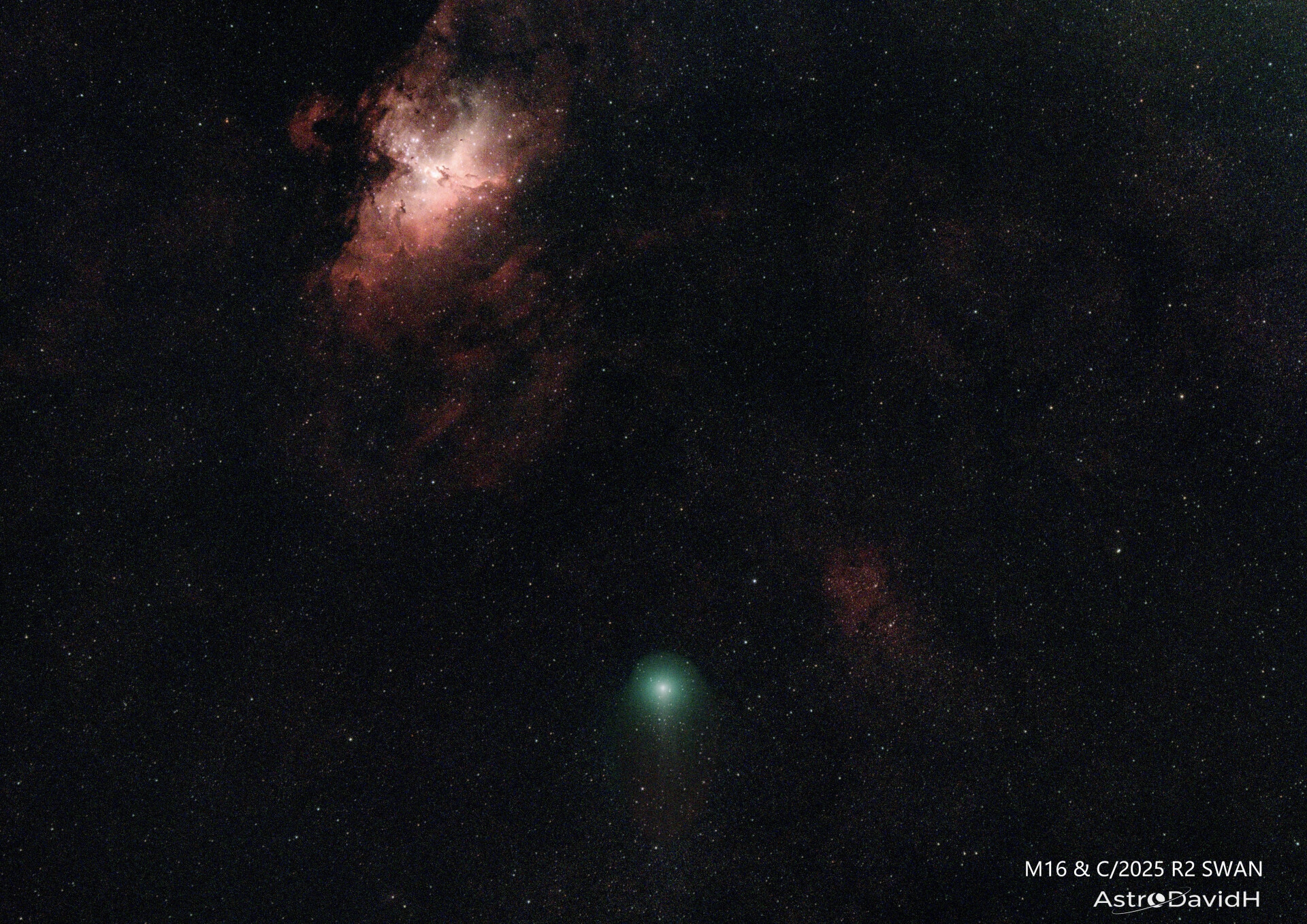 M16 & C/2025 R2 SWAN