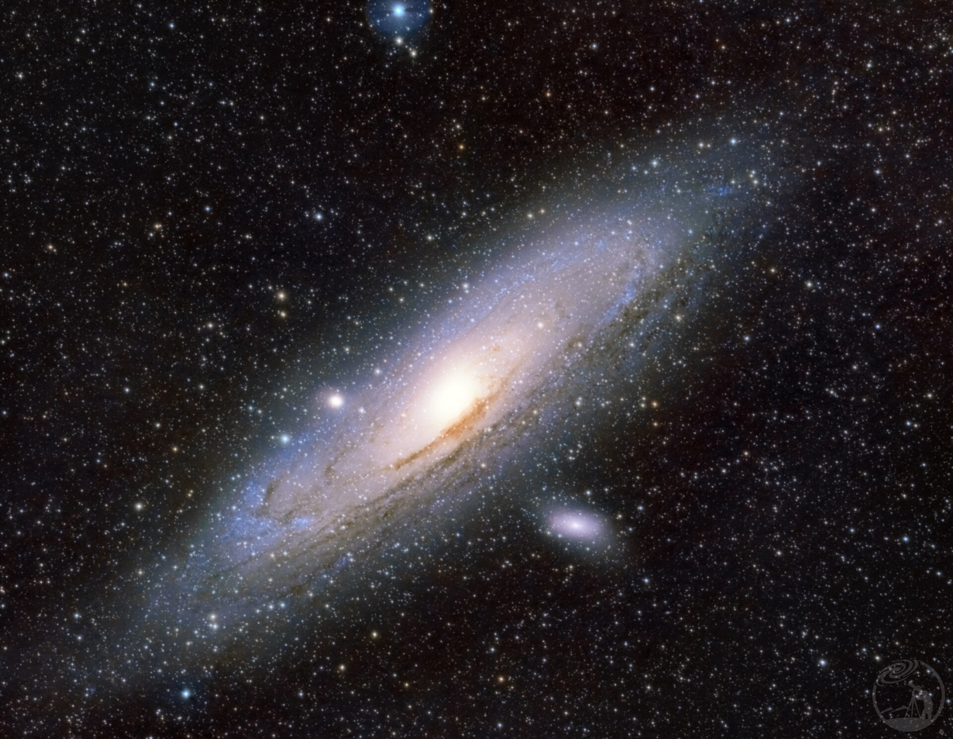 四级光污染下美丽的M31