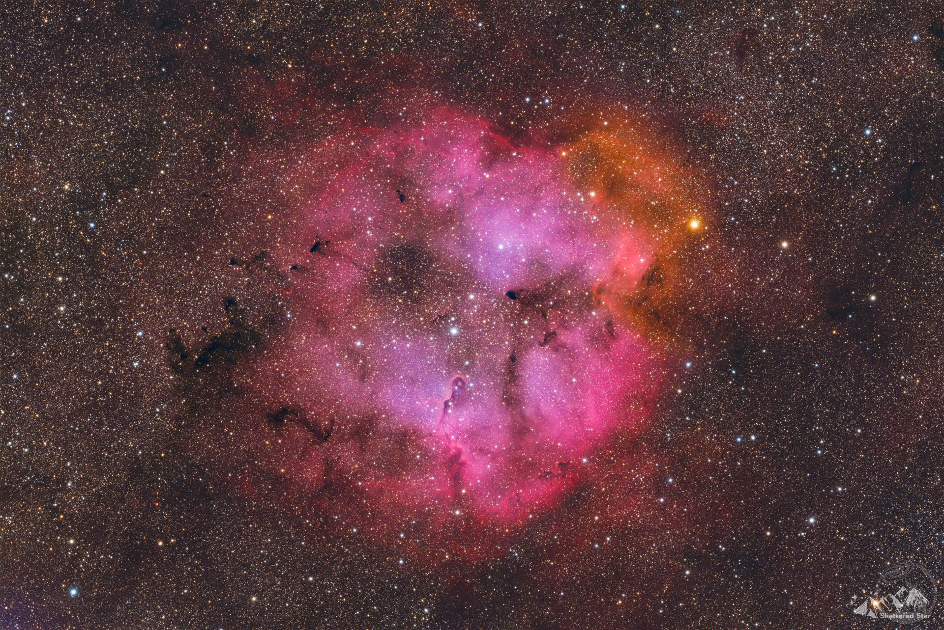 IC1396象鼻星云丰富的色彩层次