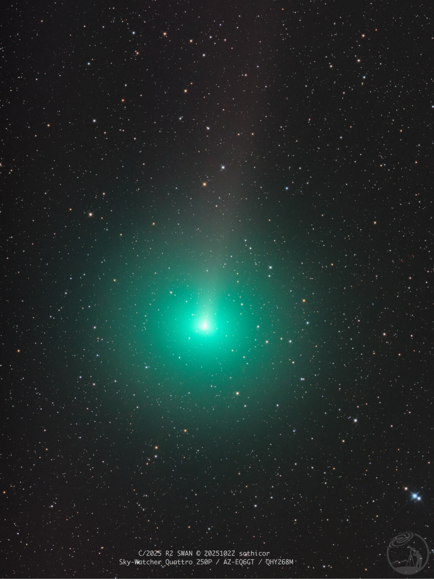C/2025 R2 SWAN 大脑袋彗星