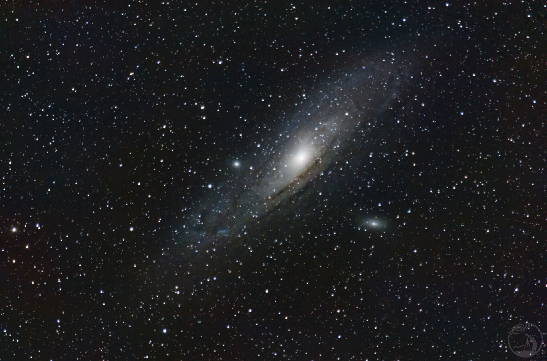 入坑快一年，第一次拍到M31