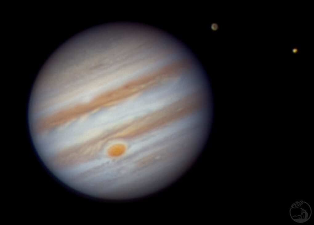 木星与三卫星的几个瞬间