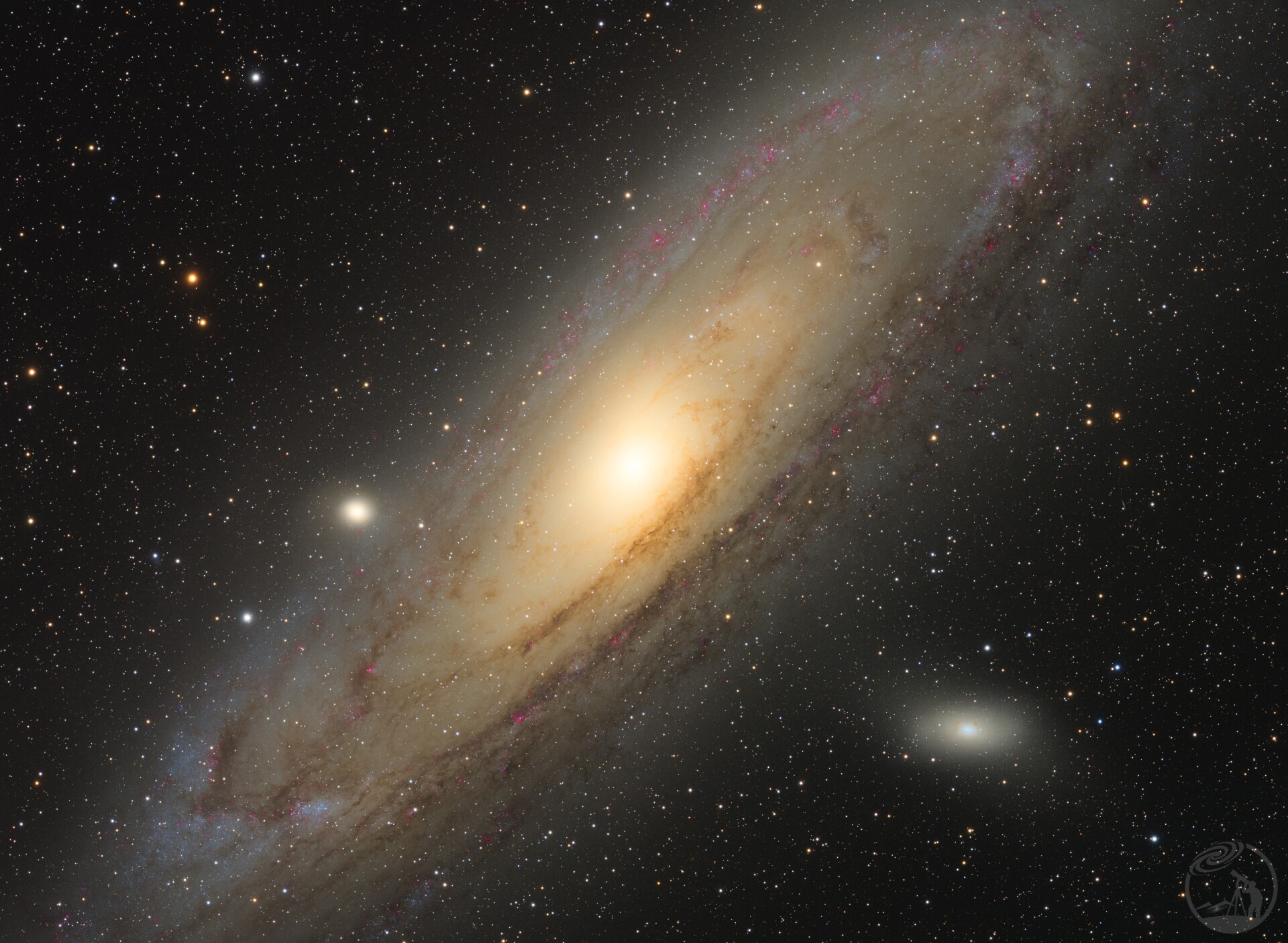 M31仙女星系 极致细节