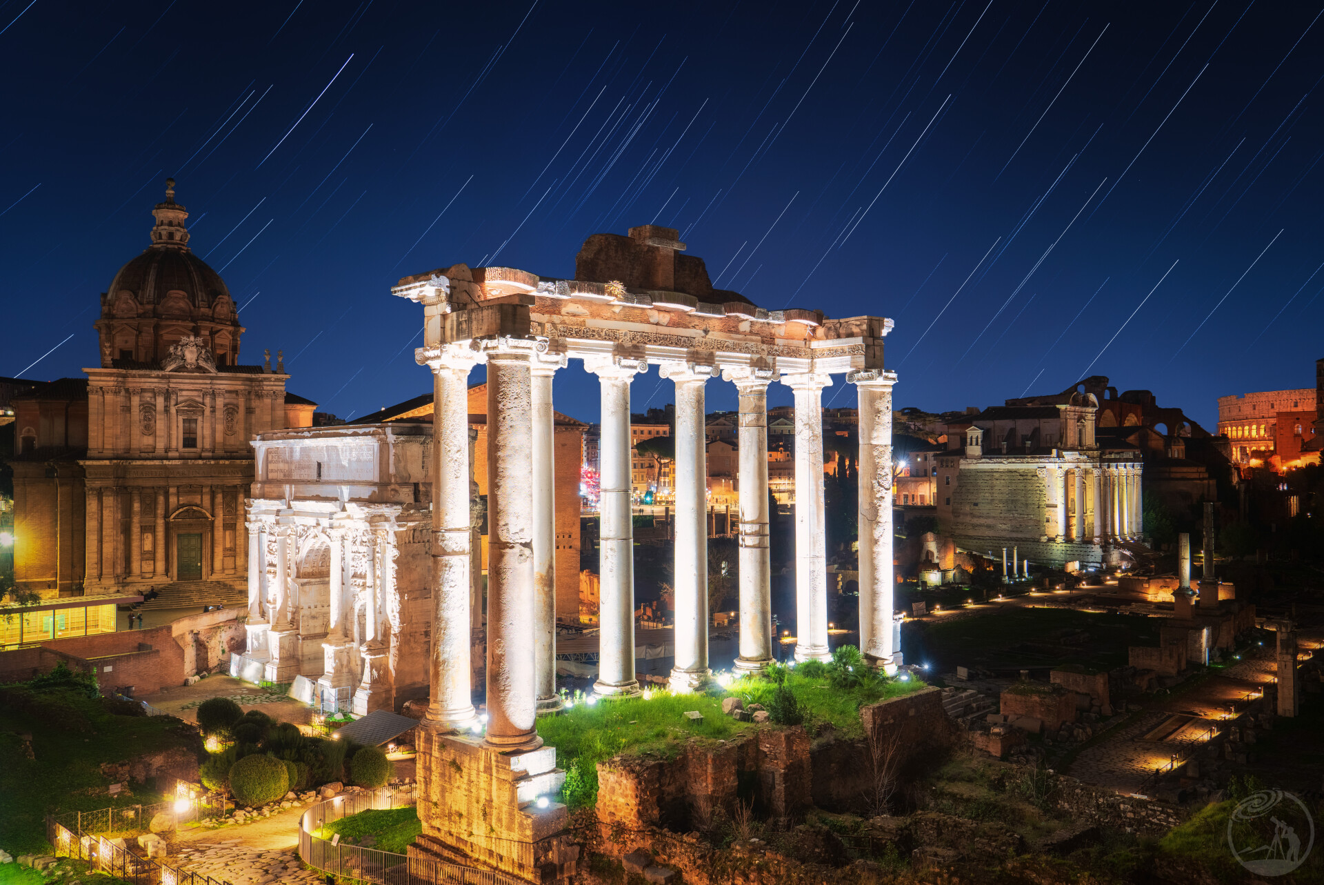 罗马农神庙星轨