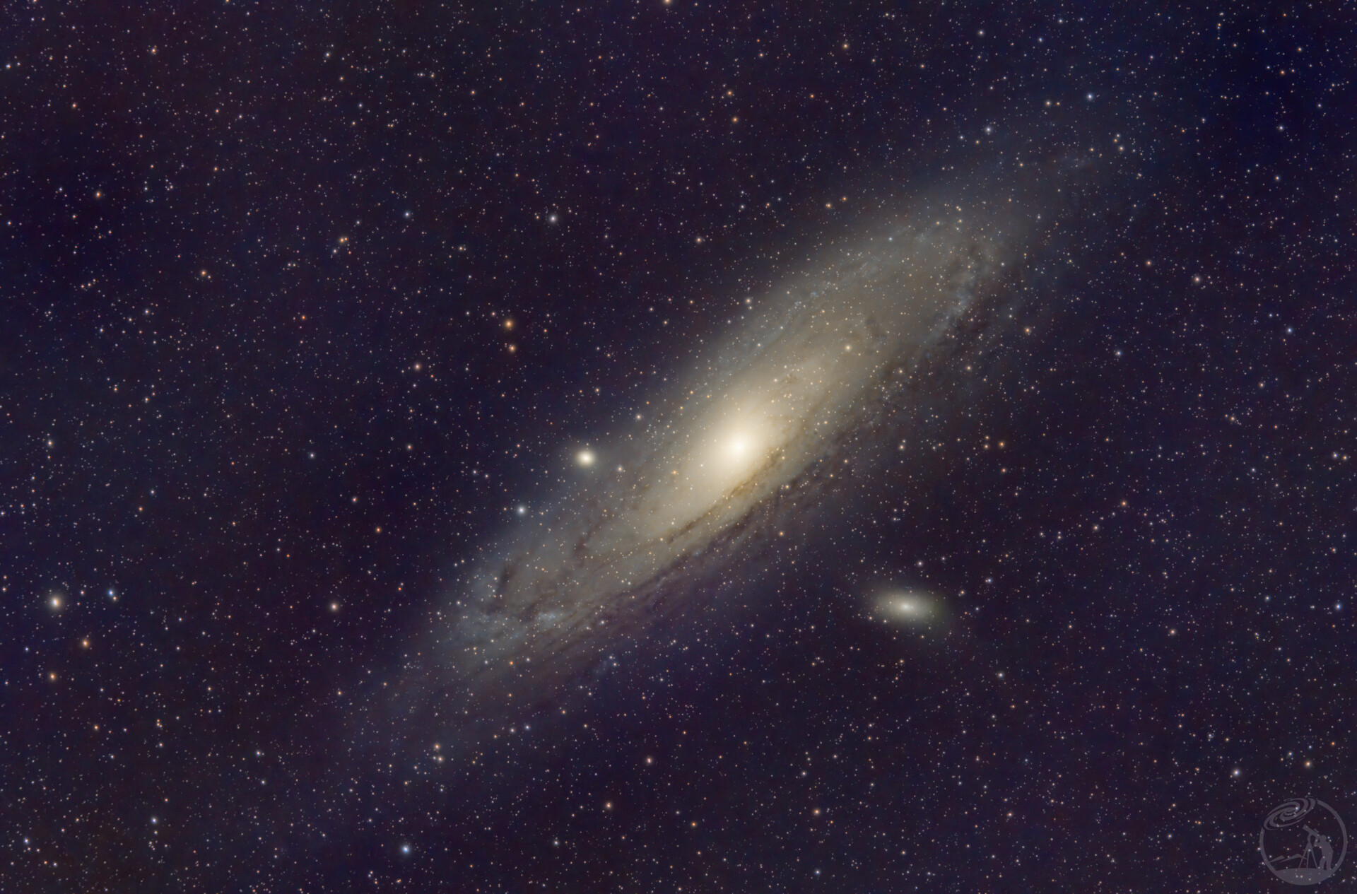 学校天台的M31和M45