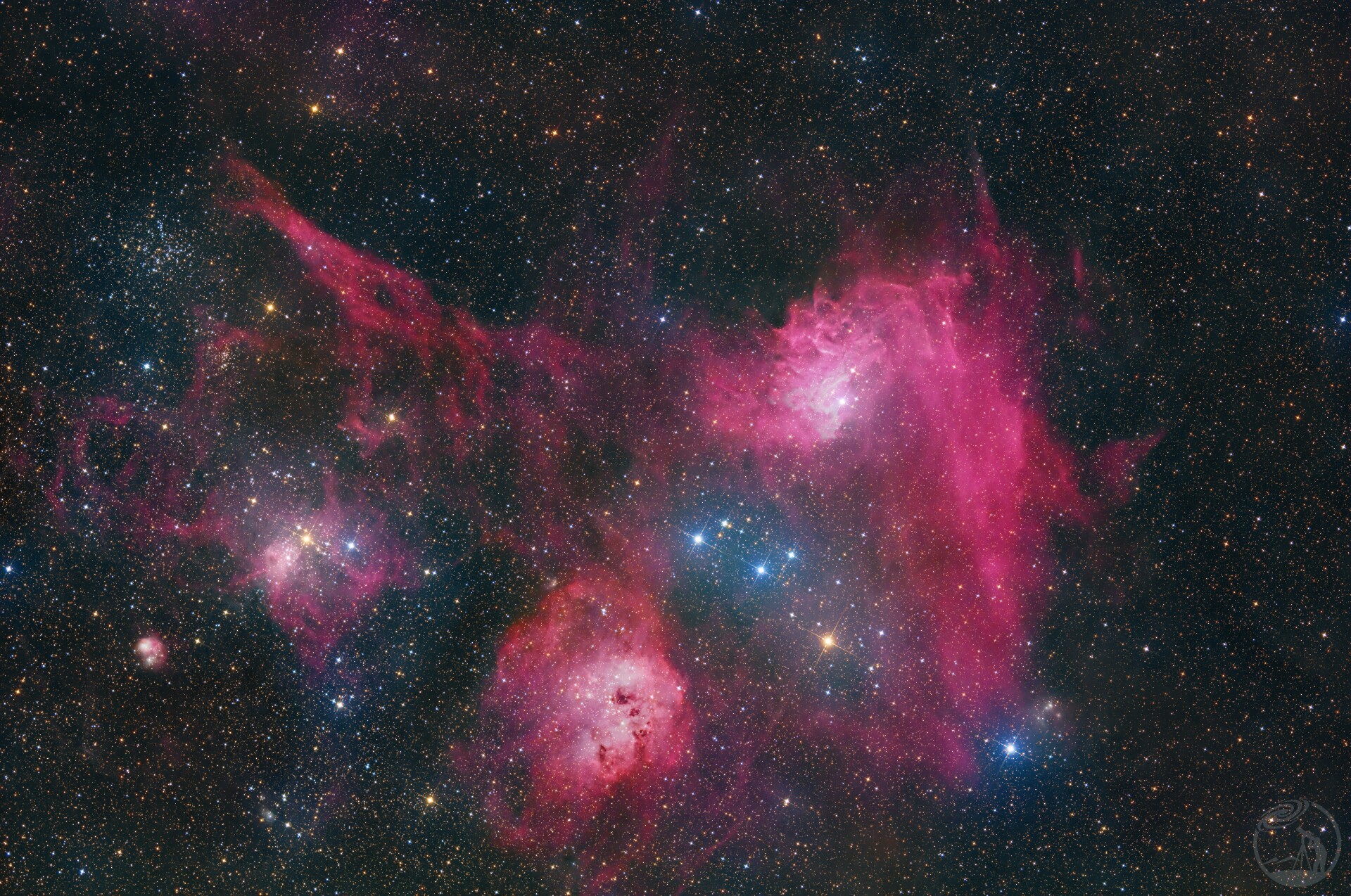 火焰之星 vdB34 vdB39 LDN1510 M38 NGC1931