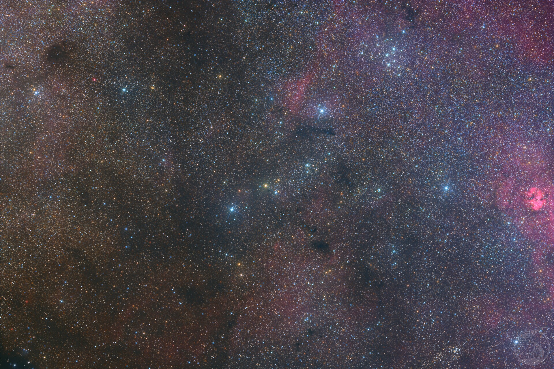 天鹅座银河密集星场 SH2-124 LDN1008 M39 LDN988