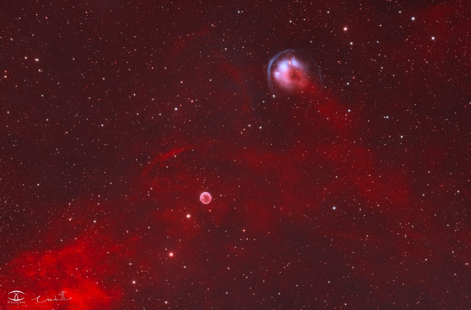 深空远程台30h曝光素材猫爪