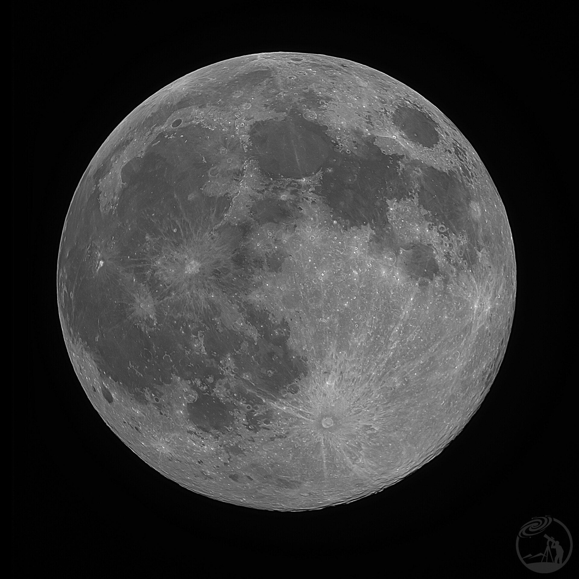 满月，但是雾霾