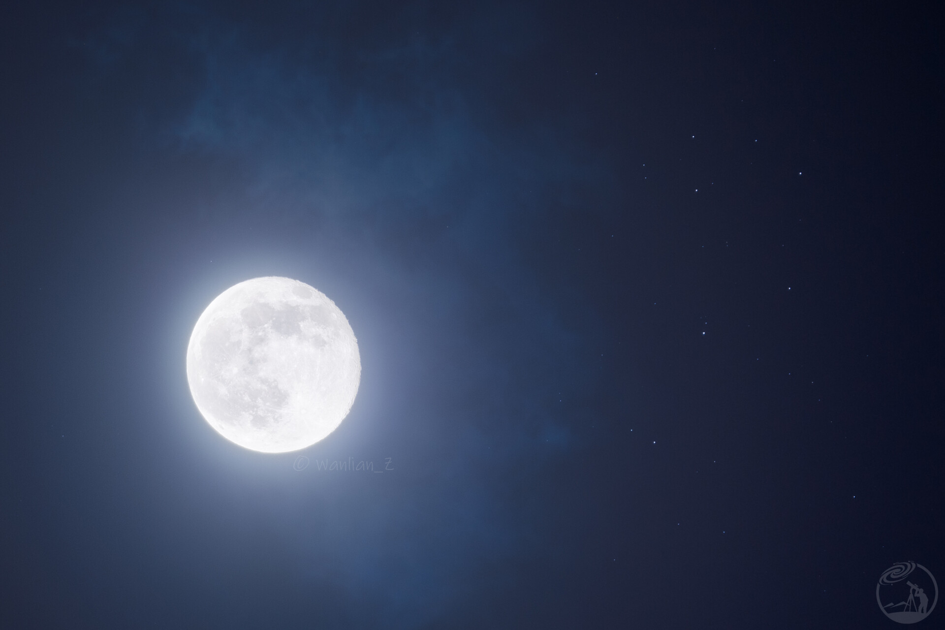 立冬日 月合昴星团