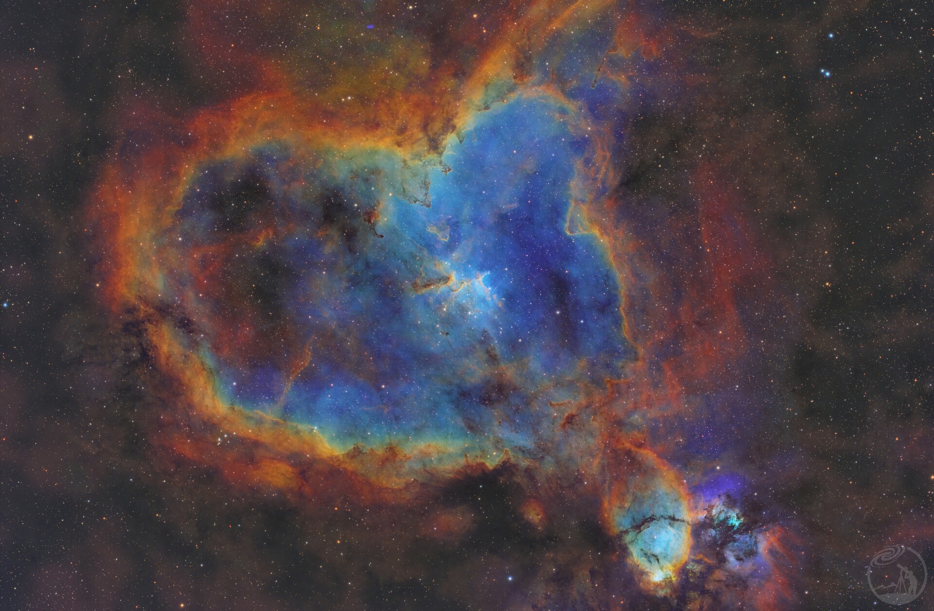 IC1805心脏星云及局部