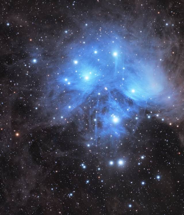 M45昴星团黑白相机素材