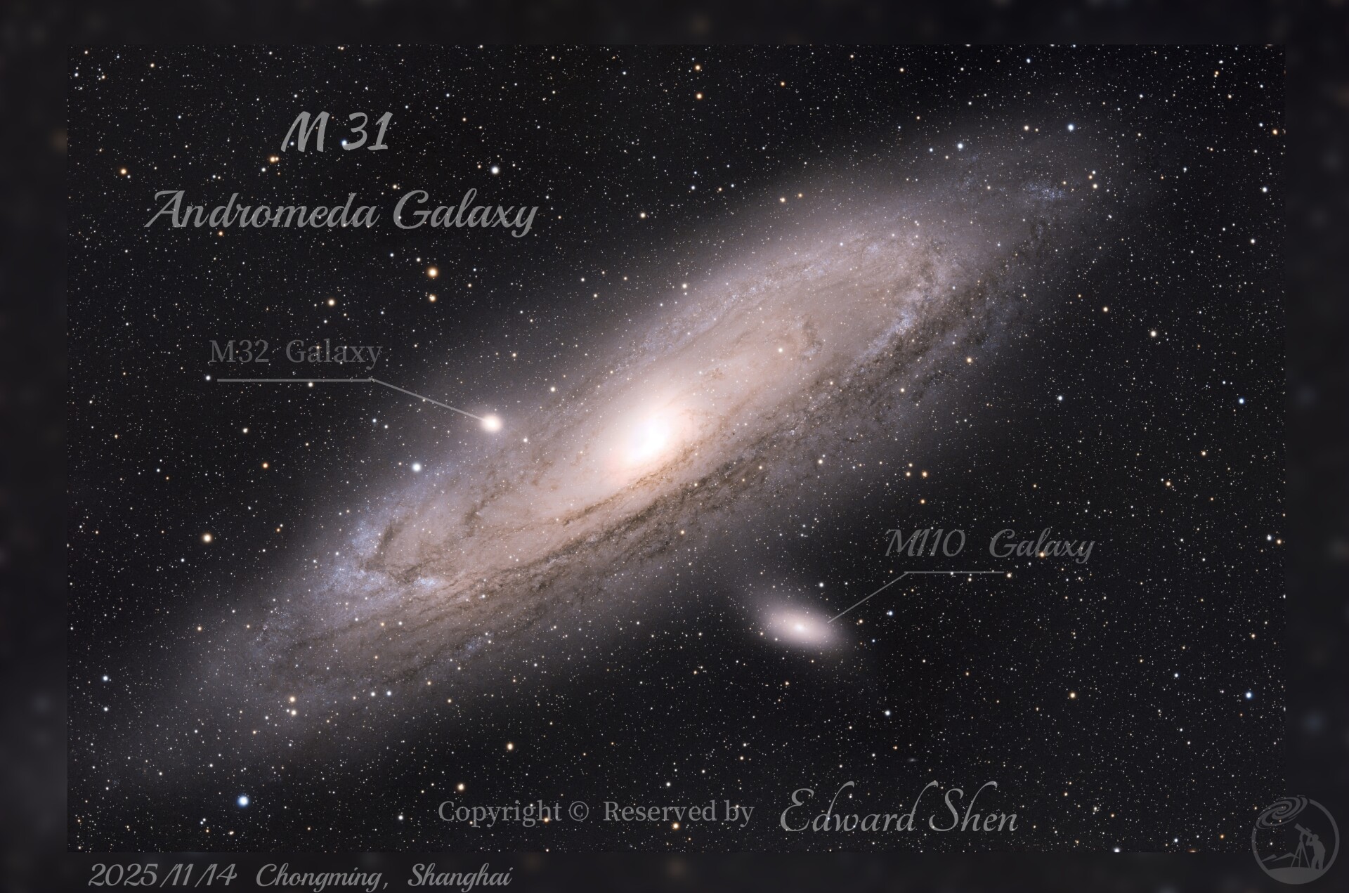 M31仙女座大星系 拍摄