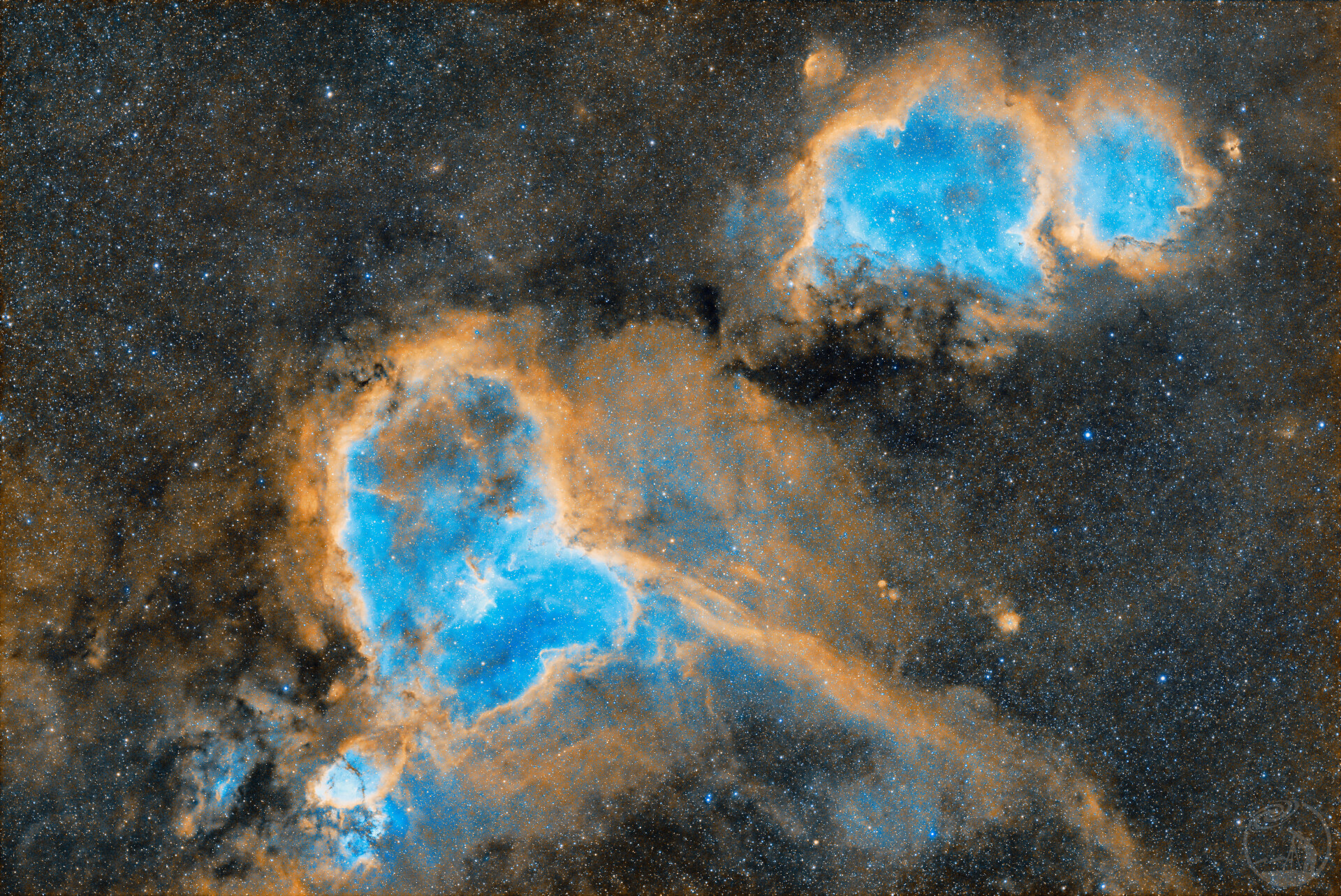 心脏星云+灵魂星云