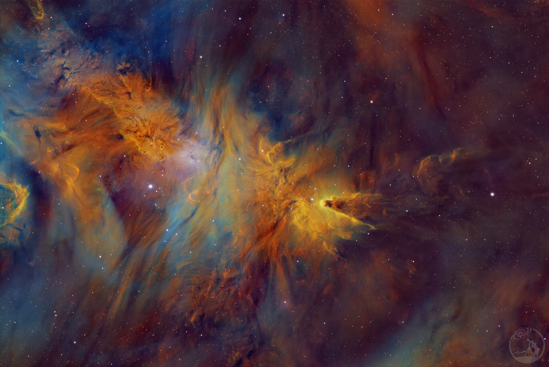 圣诞树中的小狐狸和锥状星云NGC 2264