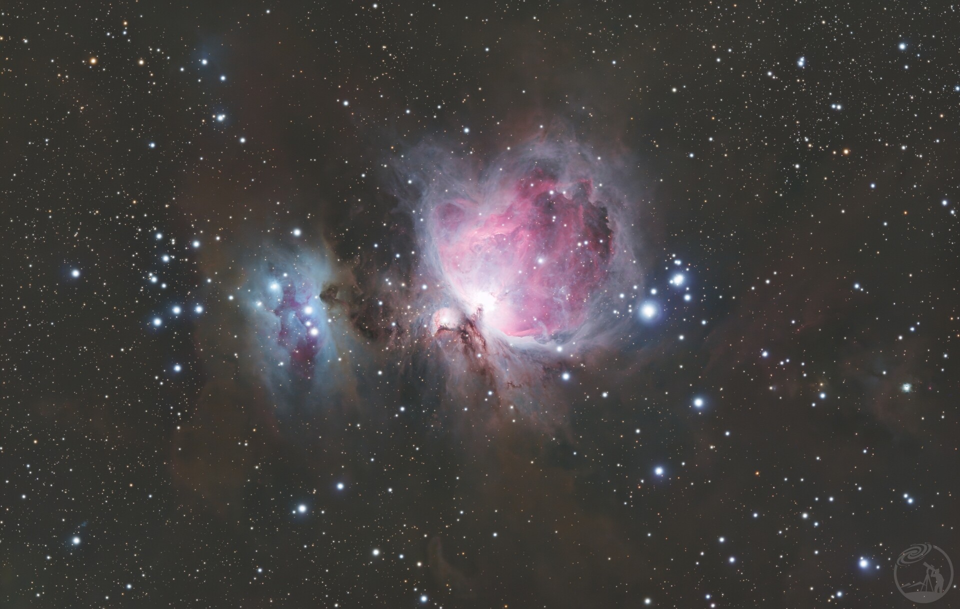 高光污染下的M42