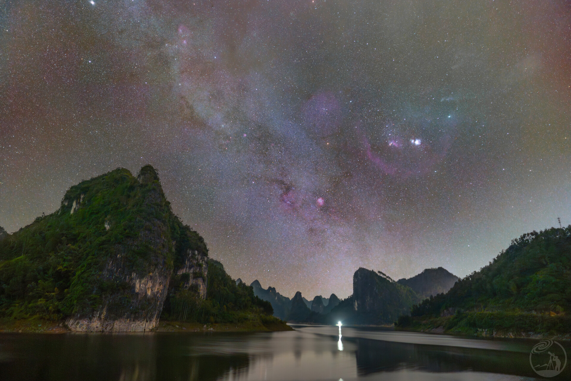 大龙湖冬季银河（没改机）