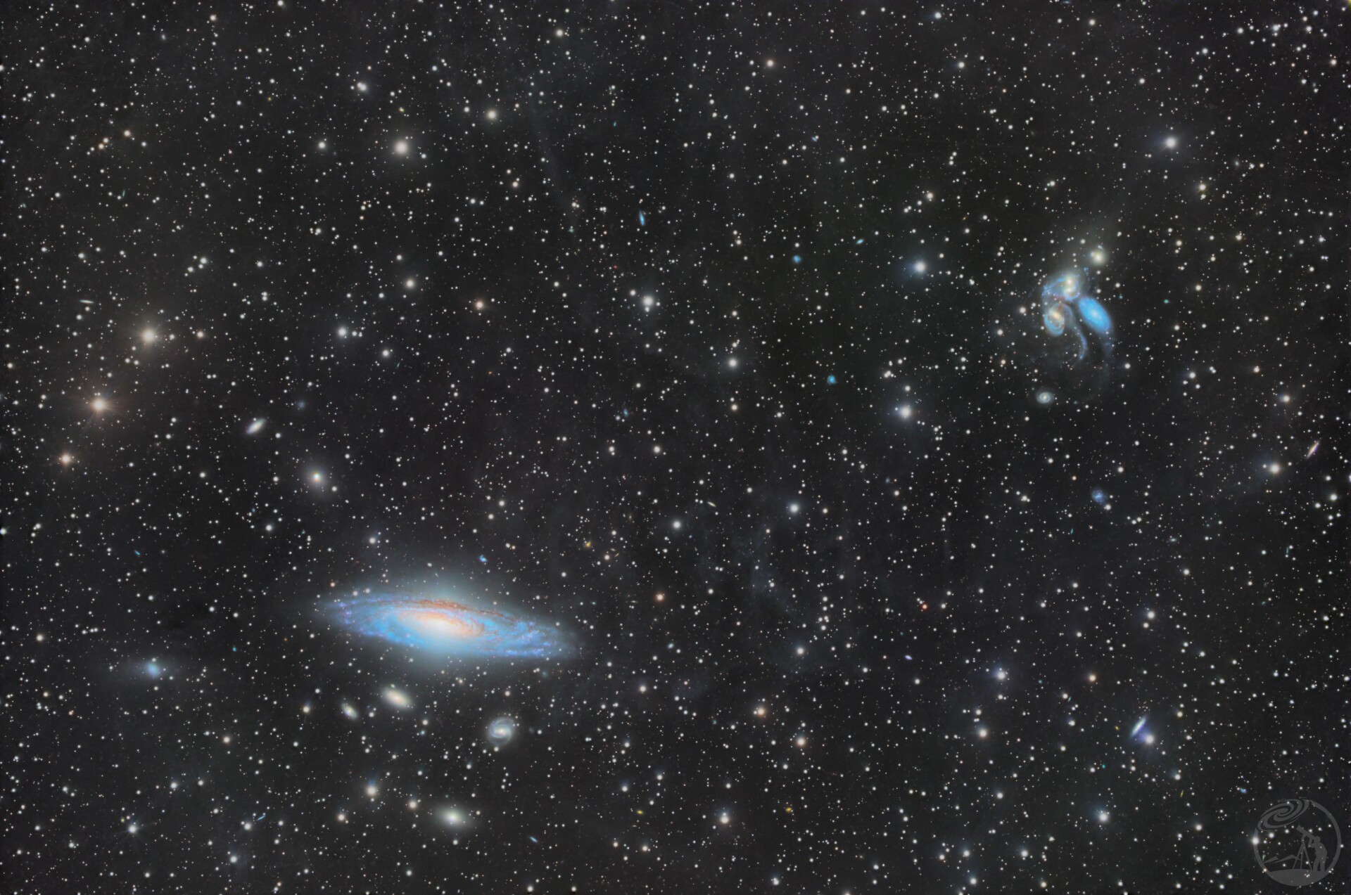 NGC7331和斯蒂芬五重奏