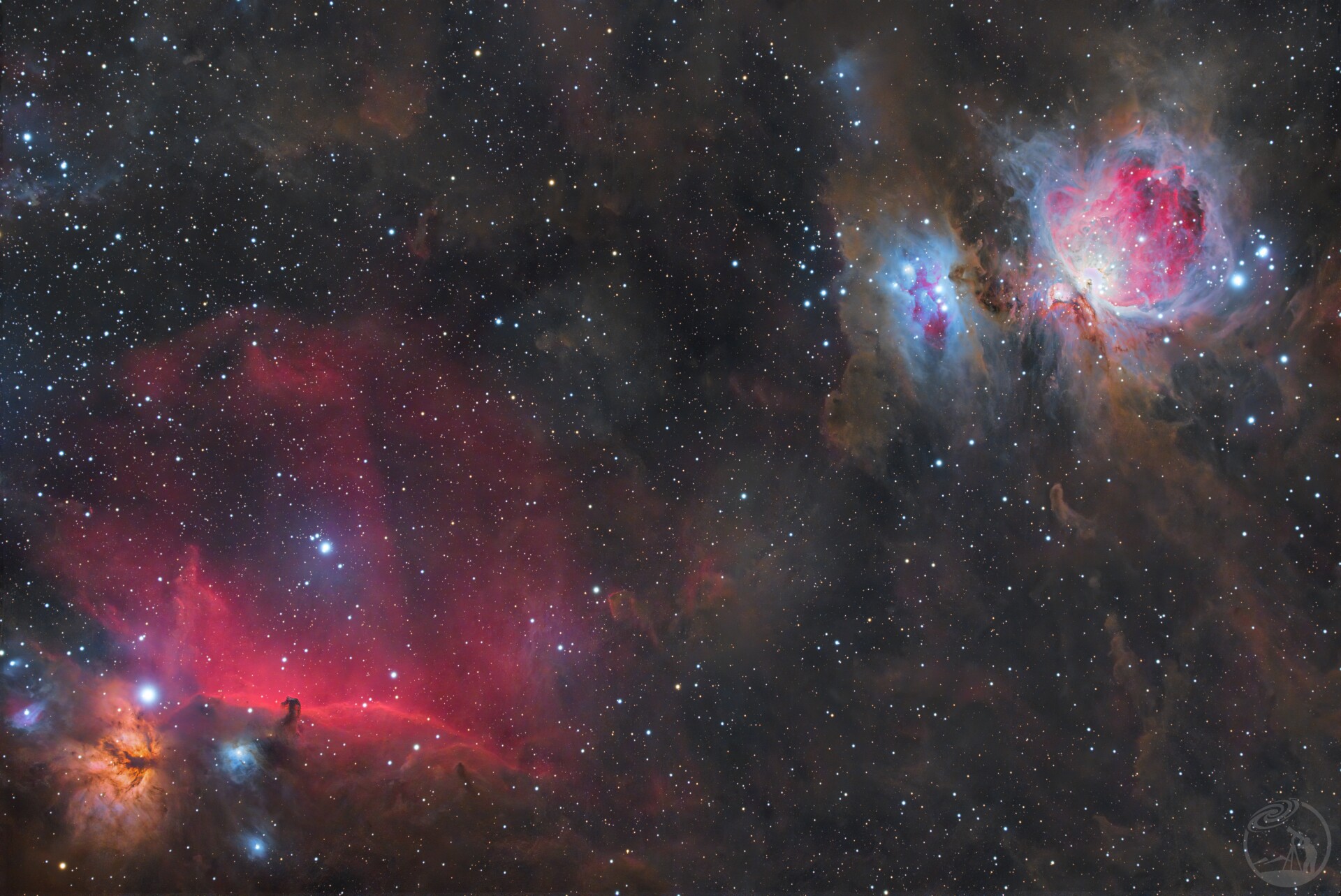 云缝里的猎户广域