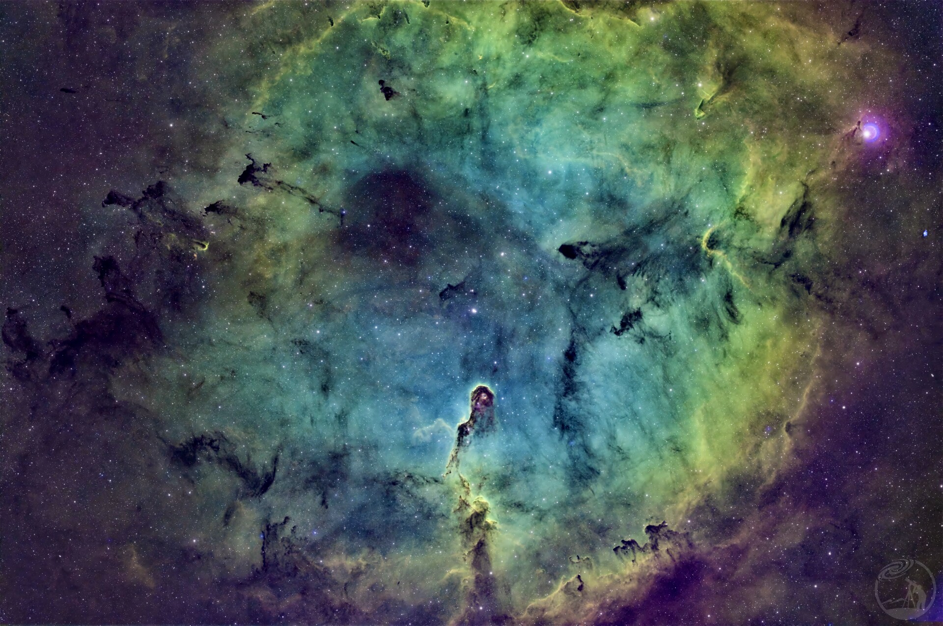 九级光害下的象鼻