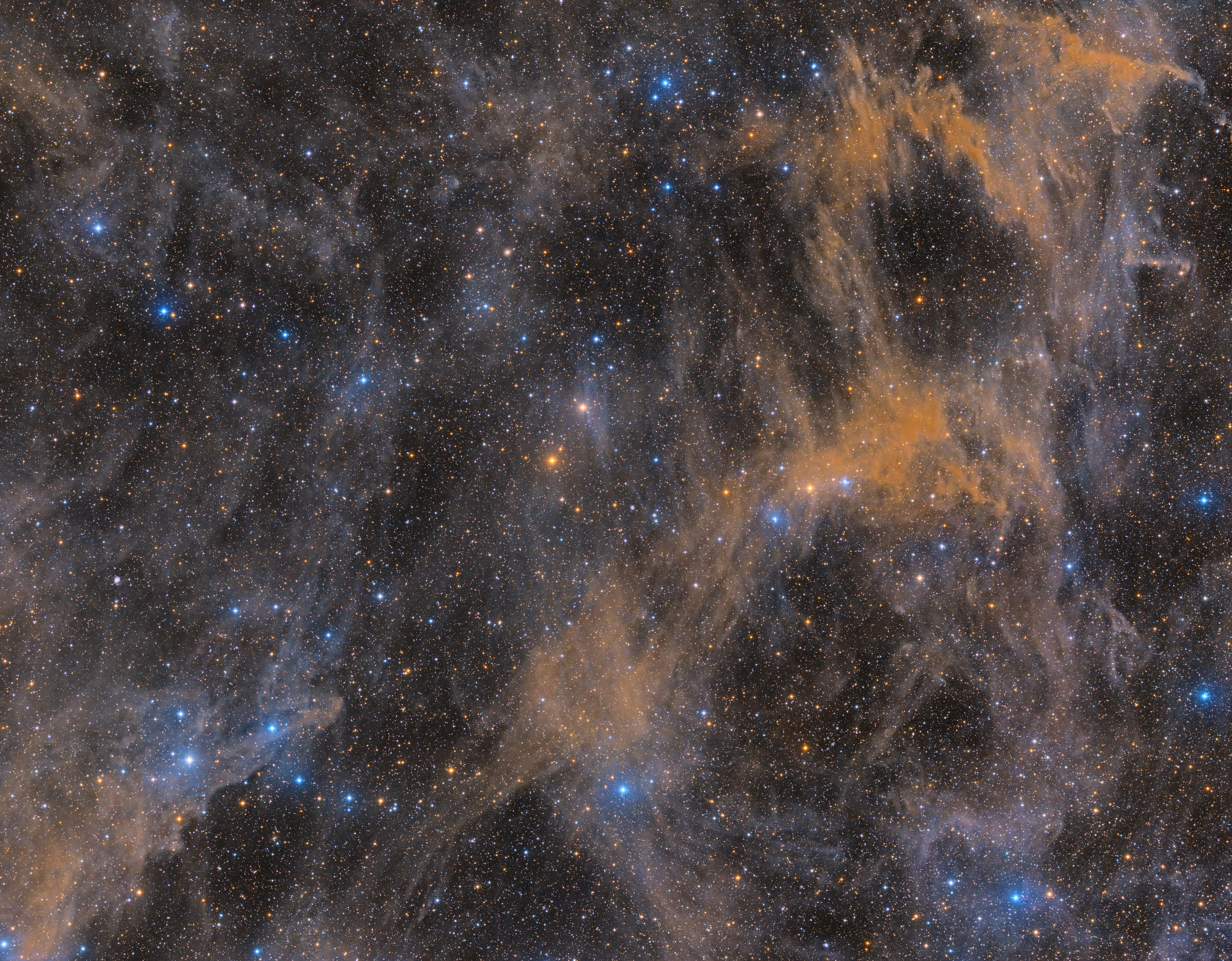 南极座分子云（罕见目标）智利台素材