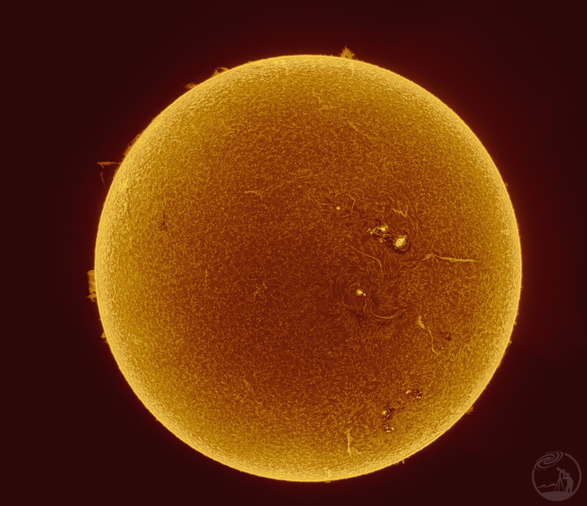 恒星的脉动——日珥与暗条的交织