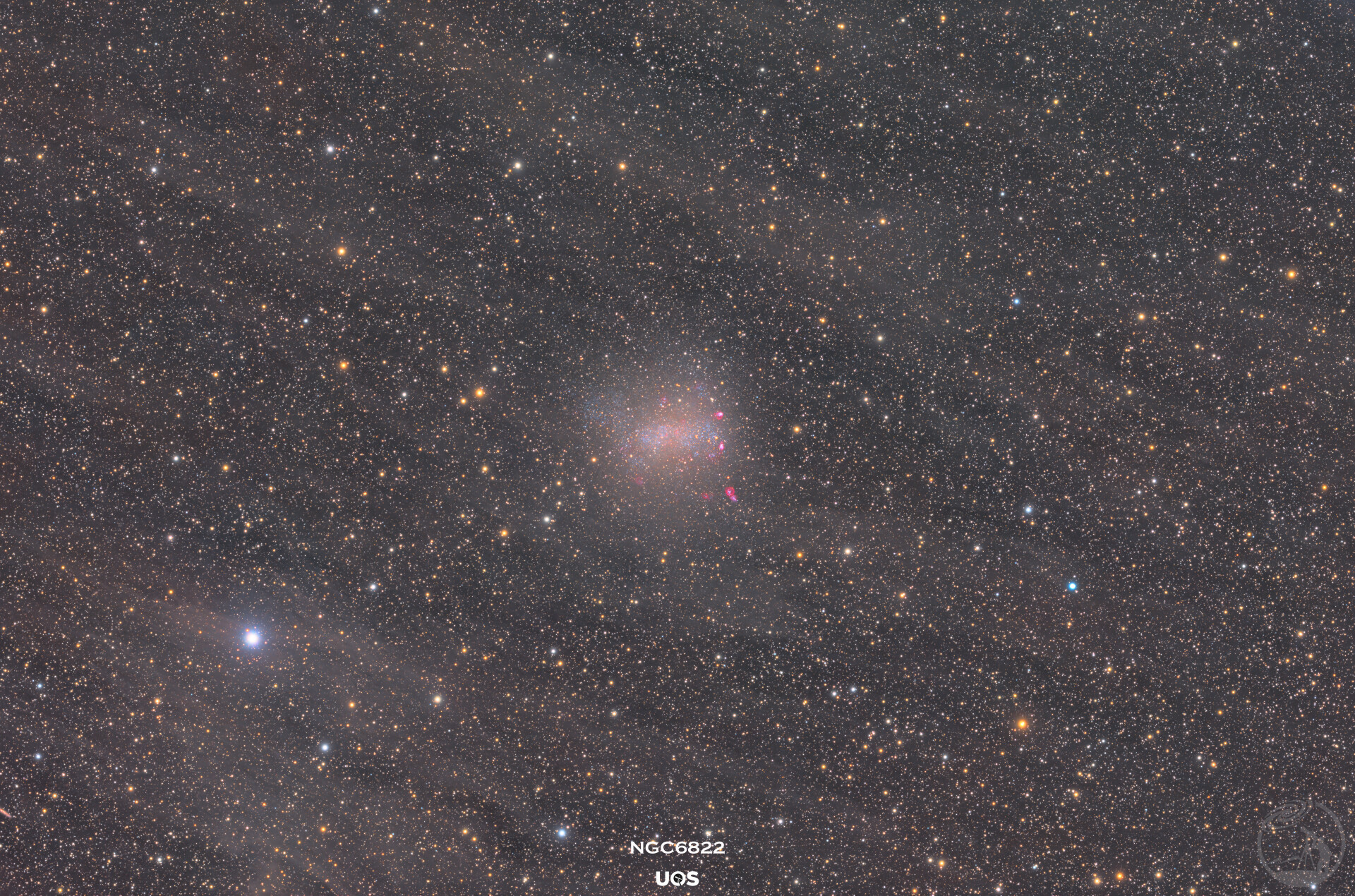 NGC6822 繁星中的宝石花