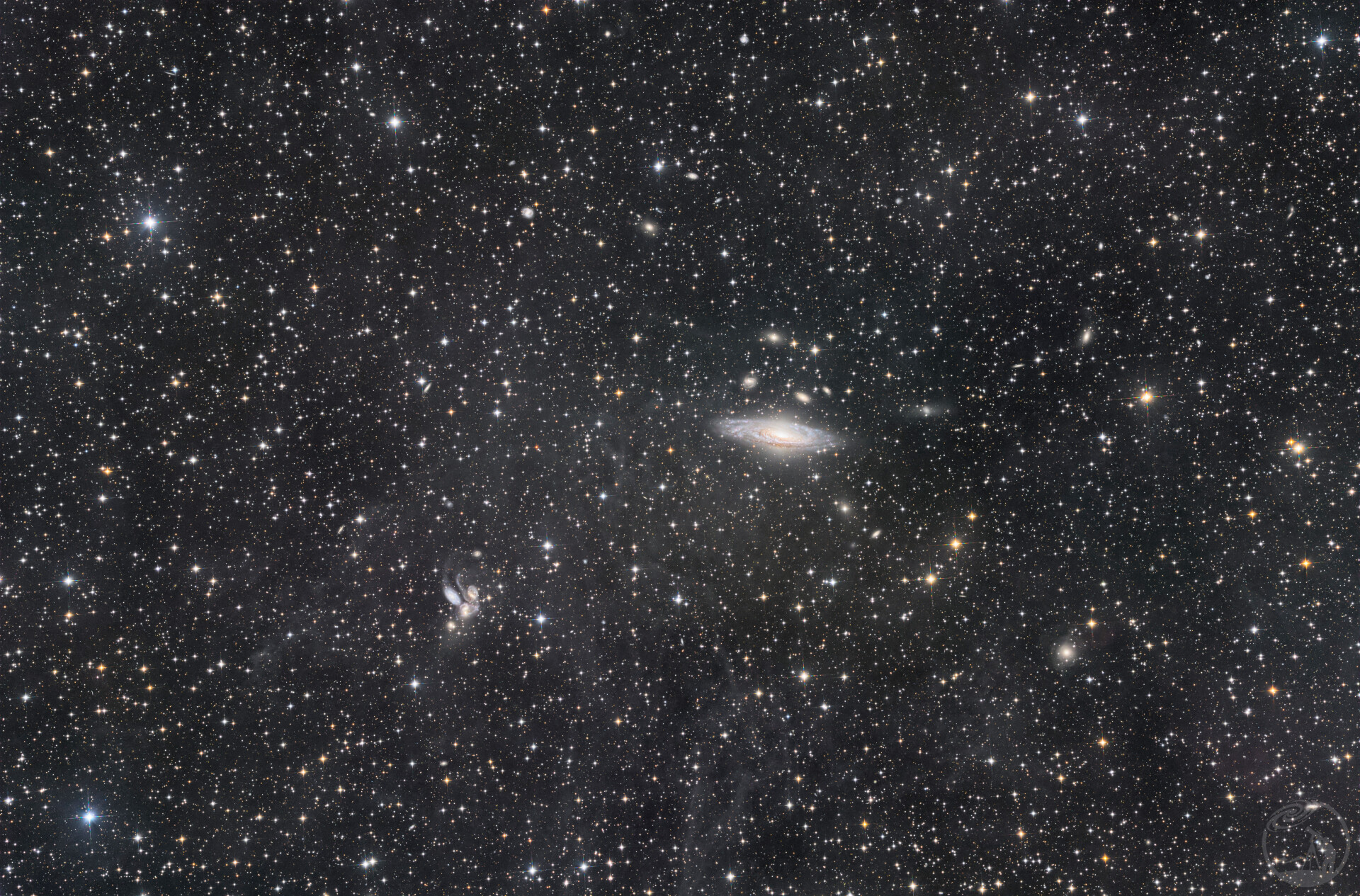 补拍鹿舔星系和五重奏