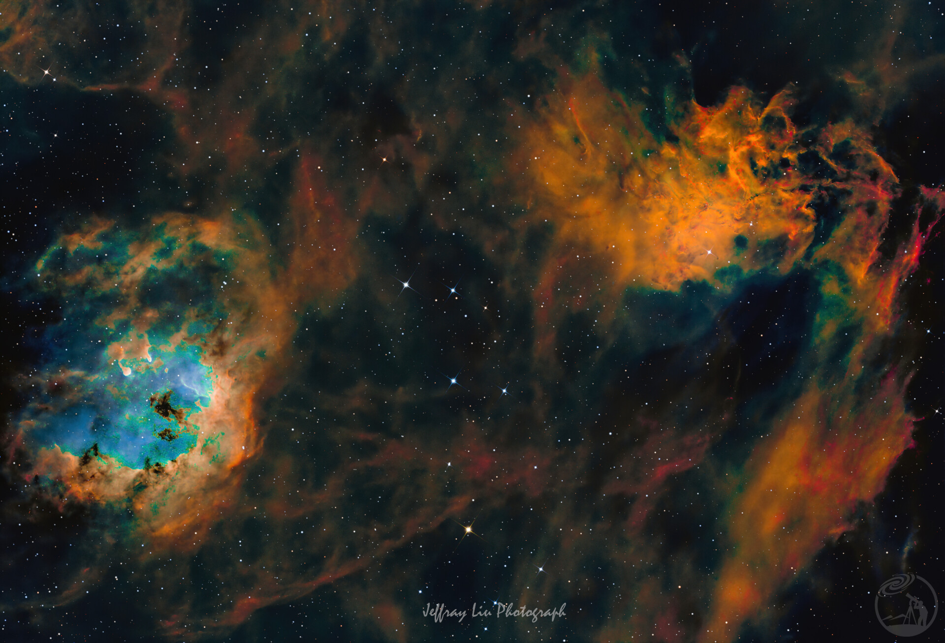 NGC1893 小蝌蚪星云，火焰星星云