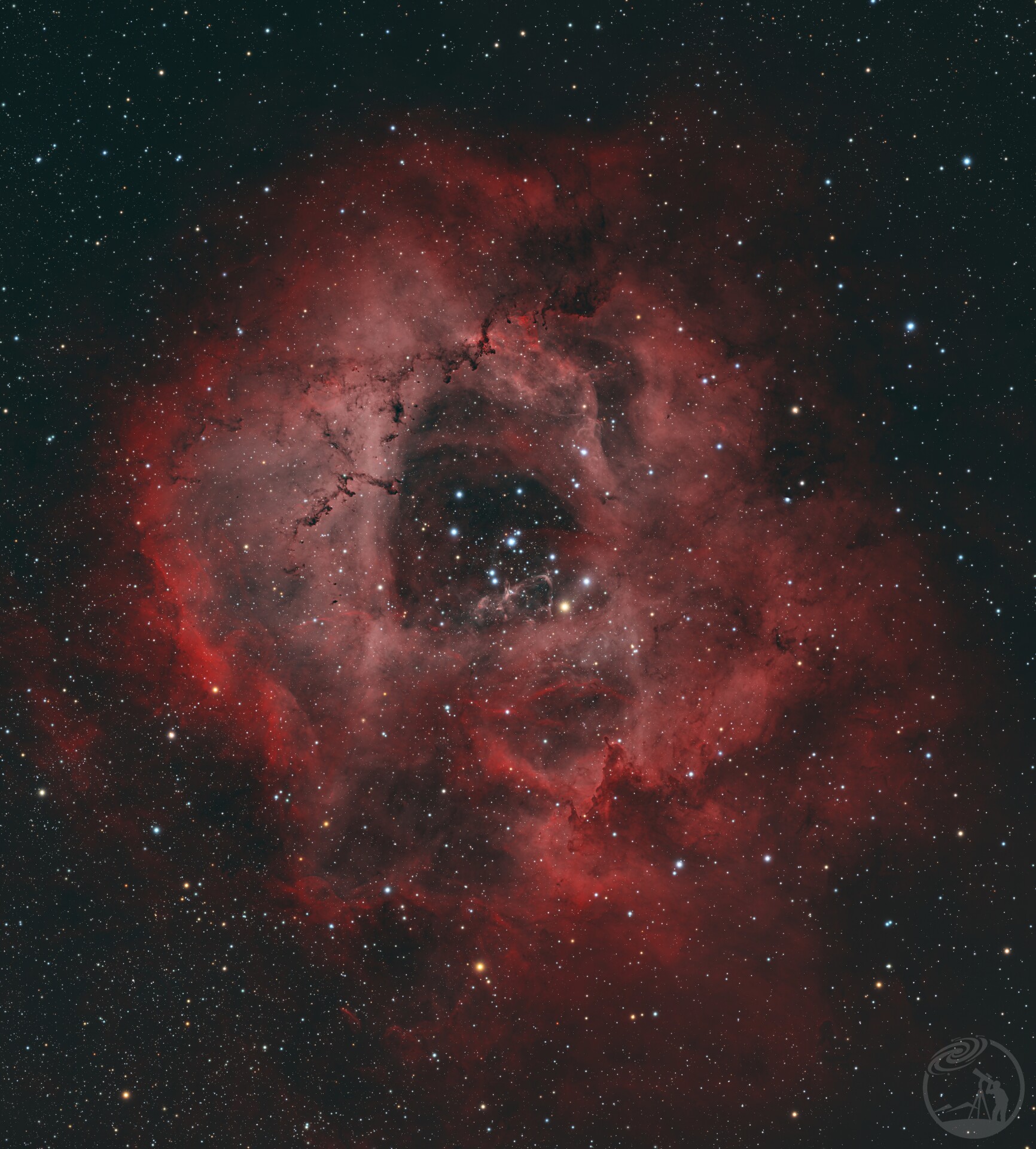 NGC2237 老黑6片马赛克