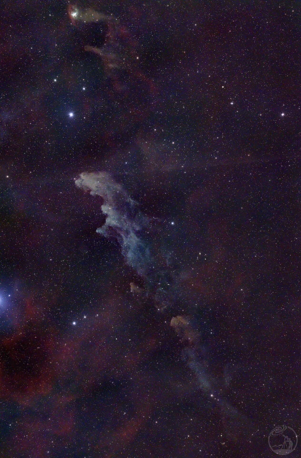 IC2118，7级光污染下的女巫星云